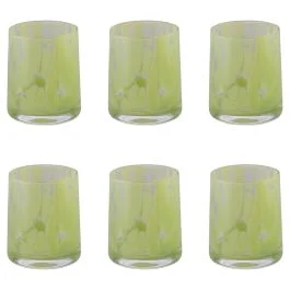 Set 6 bicchieri acqua 350 ml, Thalia Green