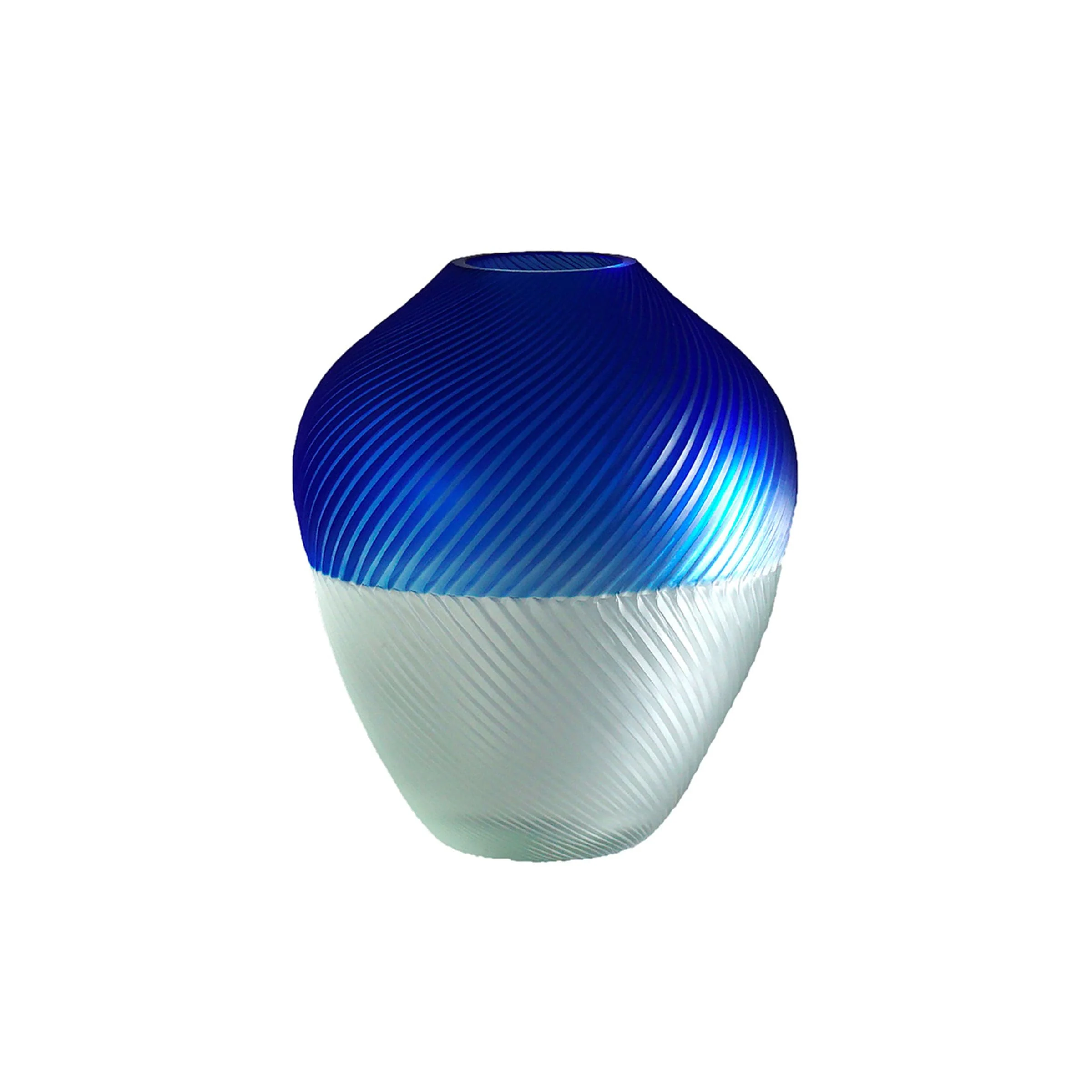 Vaso in Vetro Soffiato ANEMONE BASSO Pezzo Unico
