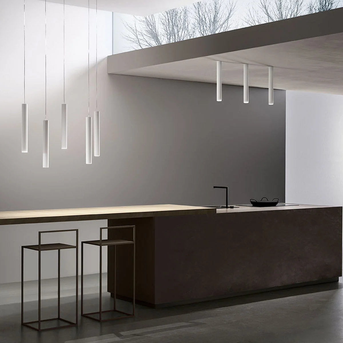 Lampada da Soffitto in Alluminio TO-BE di Panzeri Enzo per Panzeri