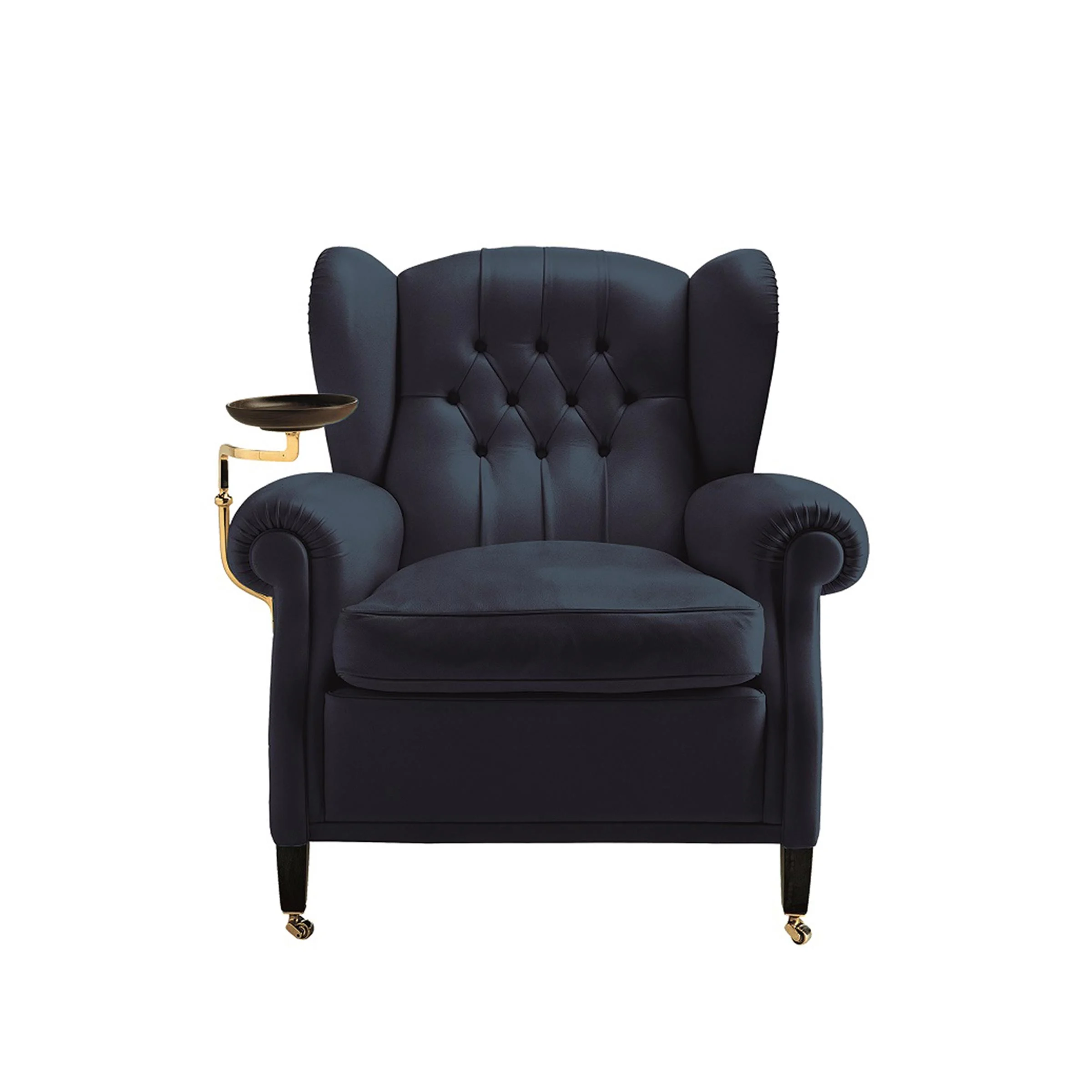 Poltrona in Pelle Wingback 1919 di Renzo Frau per Poltrona Frau