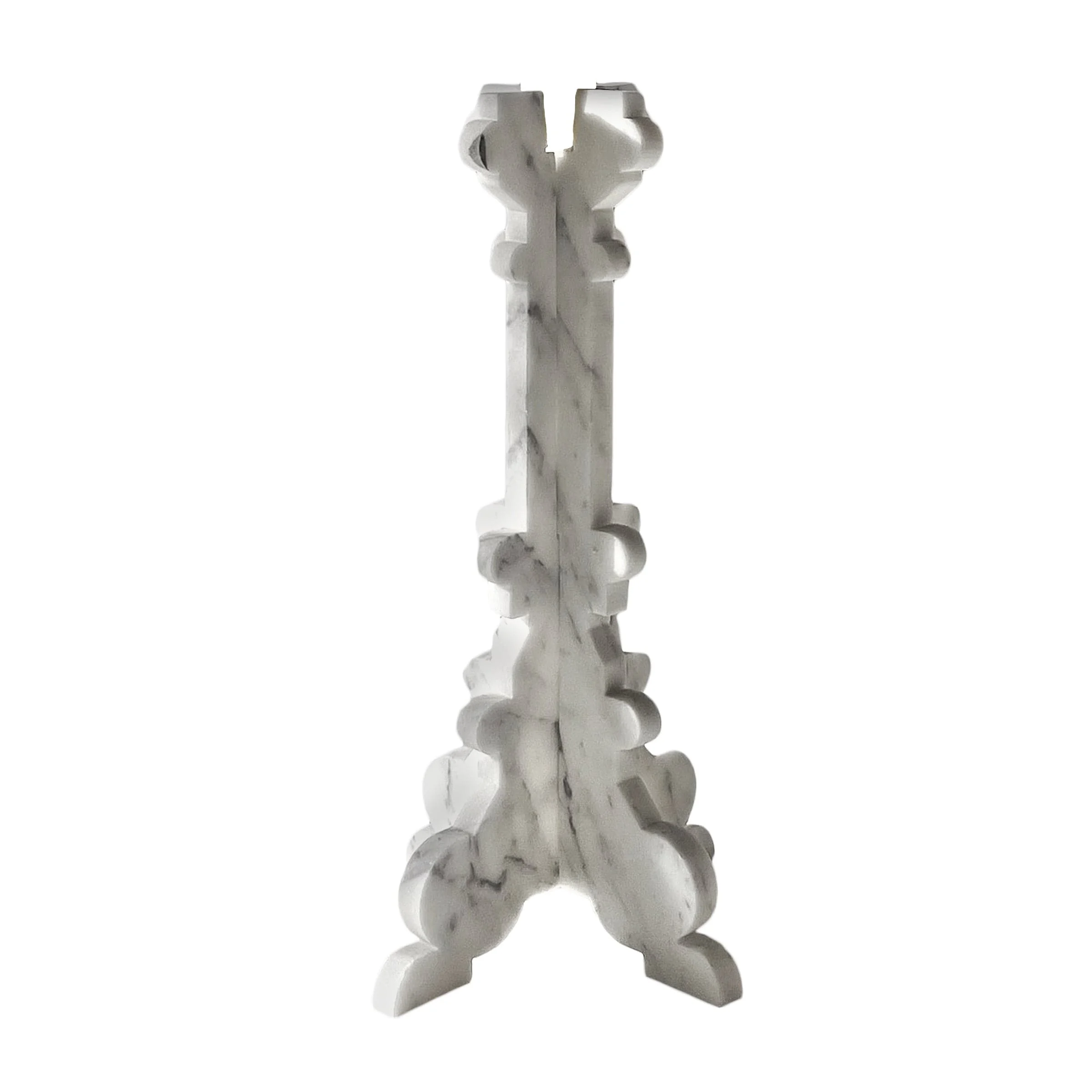 Candelabro in Marmo di Carrara BAROQUE di Cyrcus Design