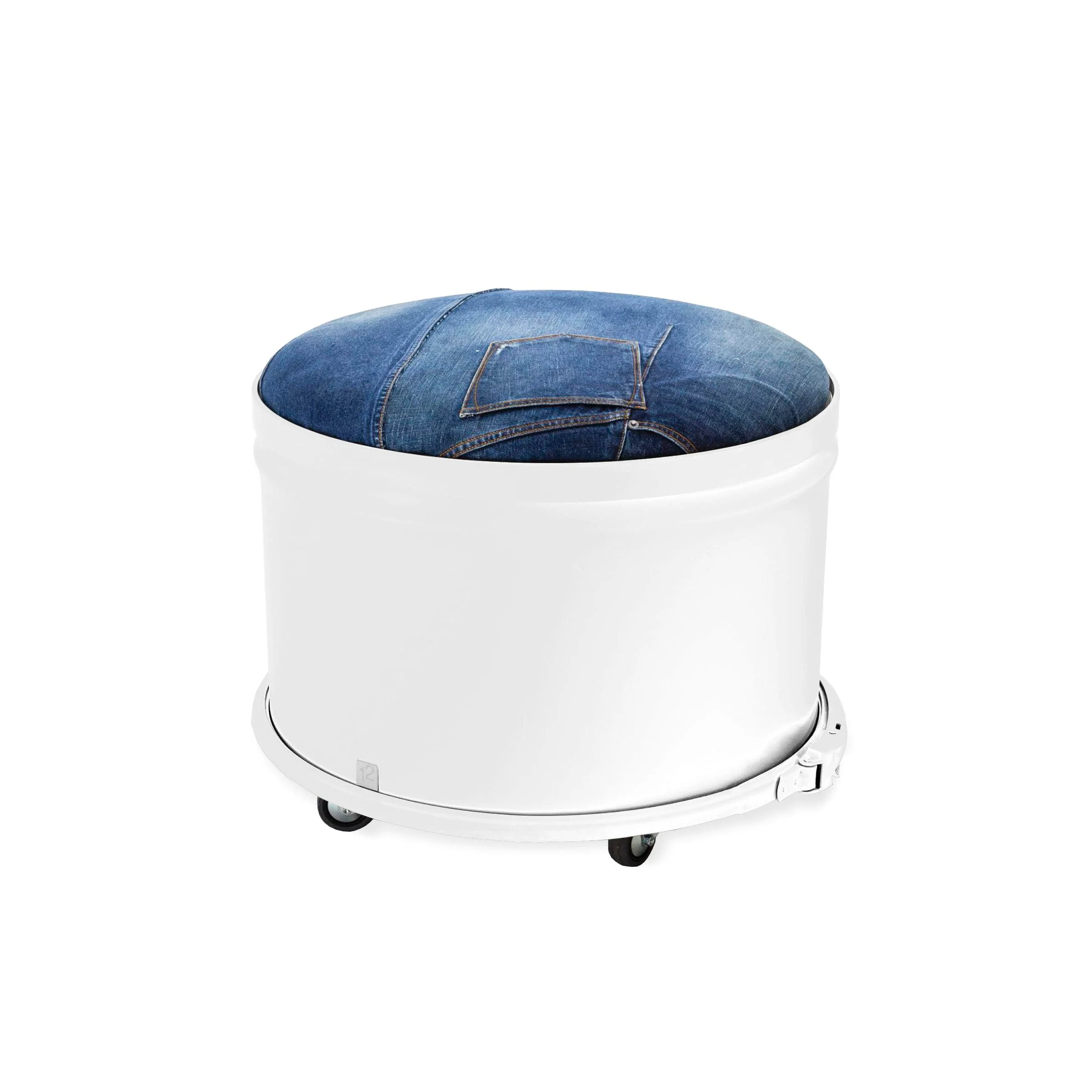 Pouf Contenitore in Ferro JEANS