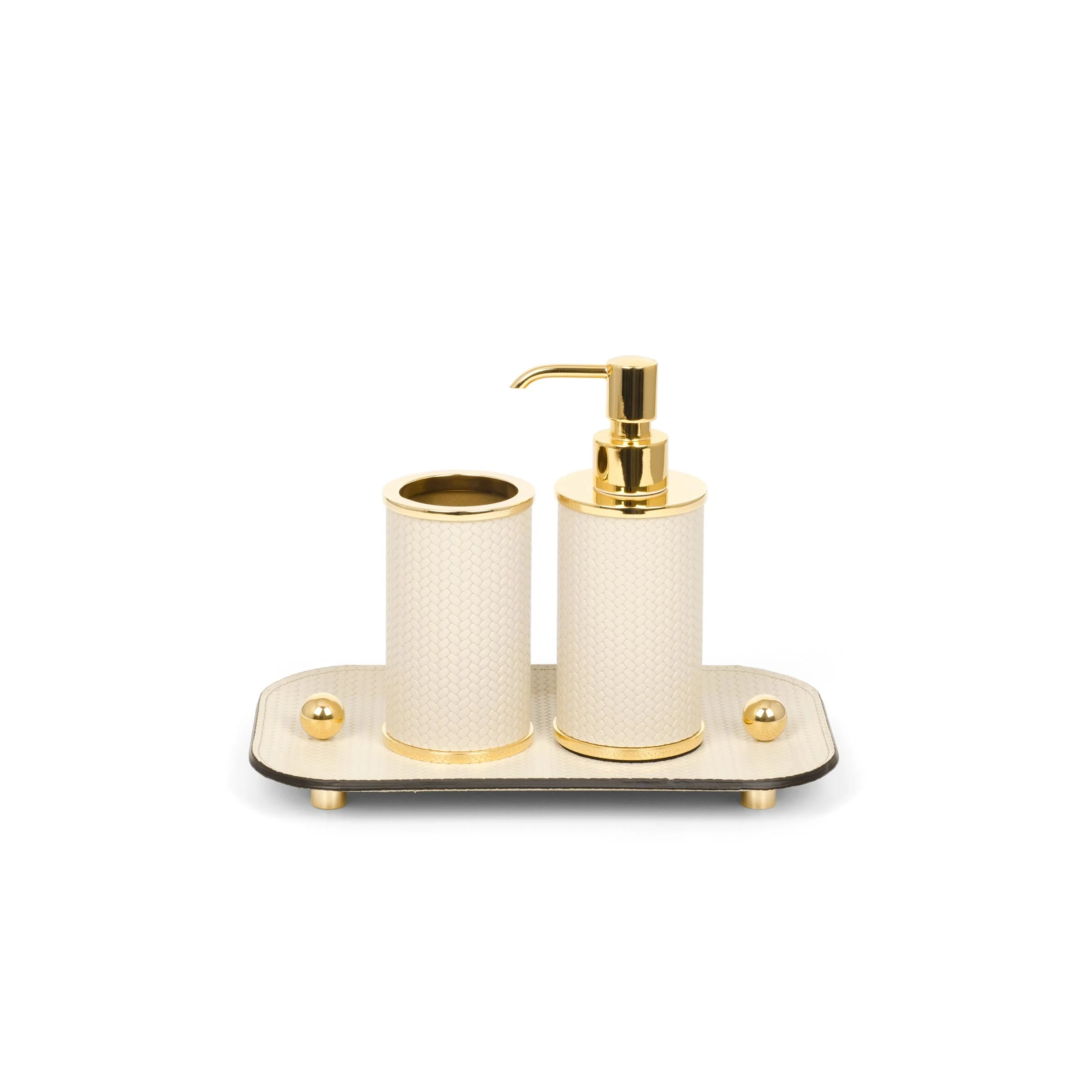 Set Bagno in Pelle OLIMPIA di Pinetti