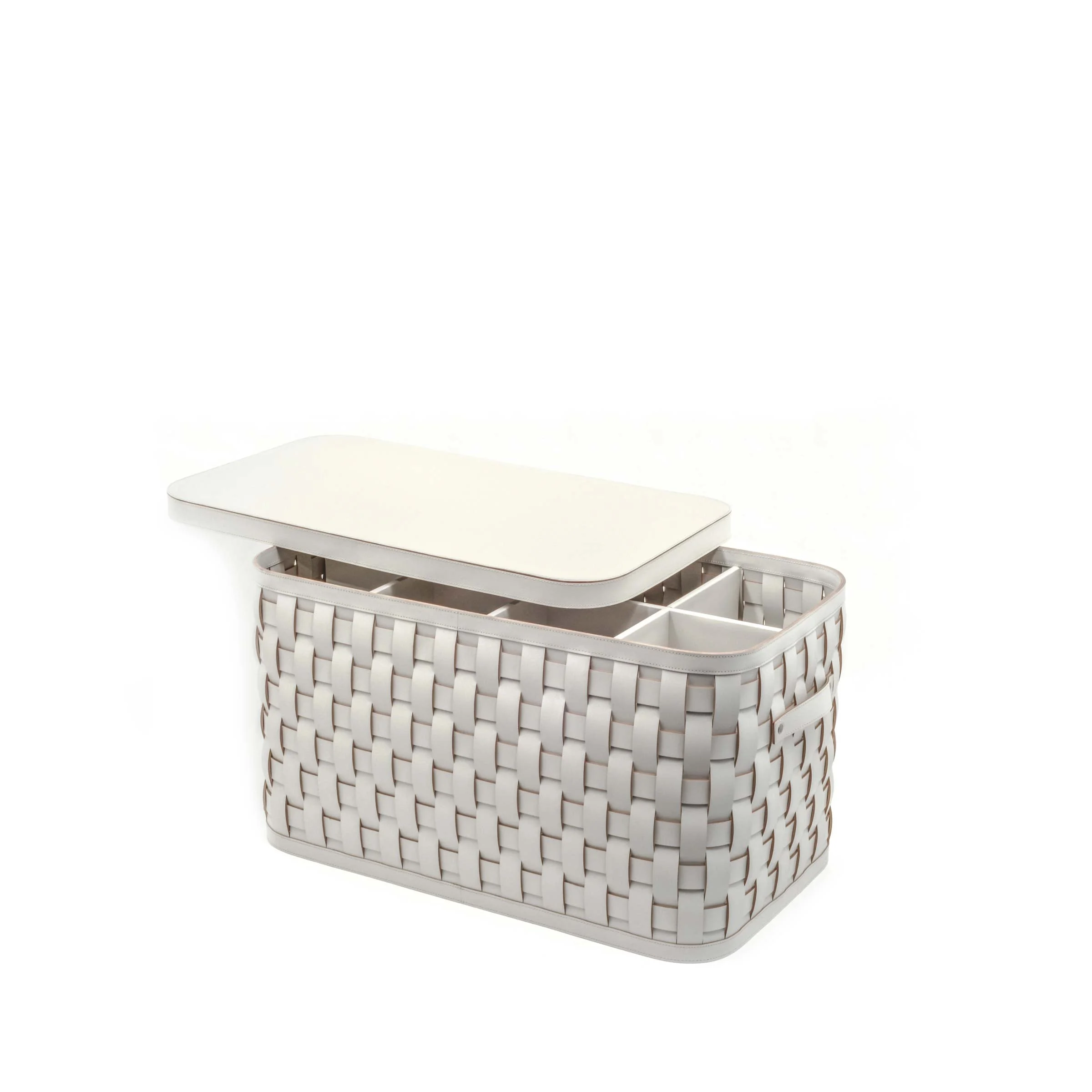 Cesto Portascarpe in Pelle DEMETRA by Pinetti