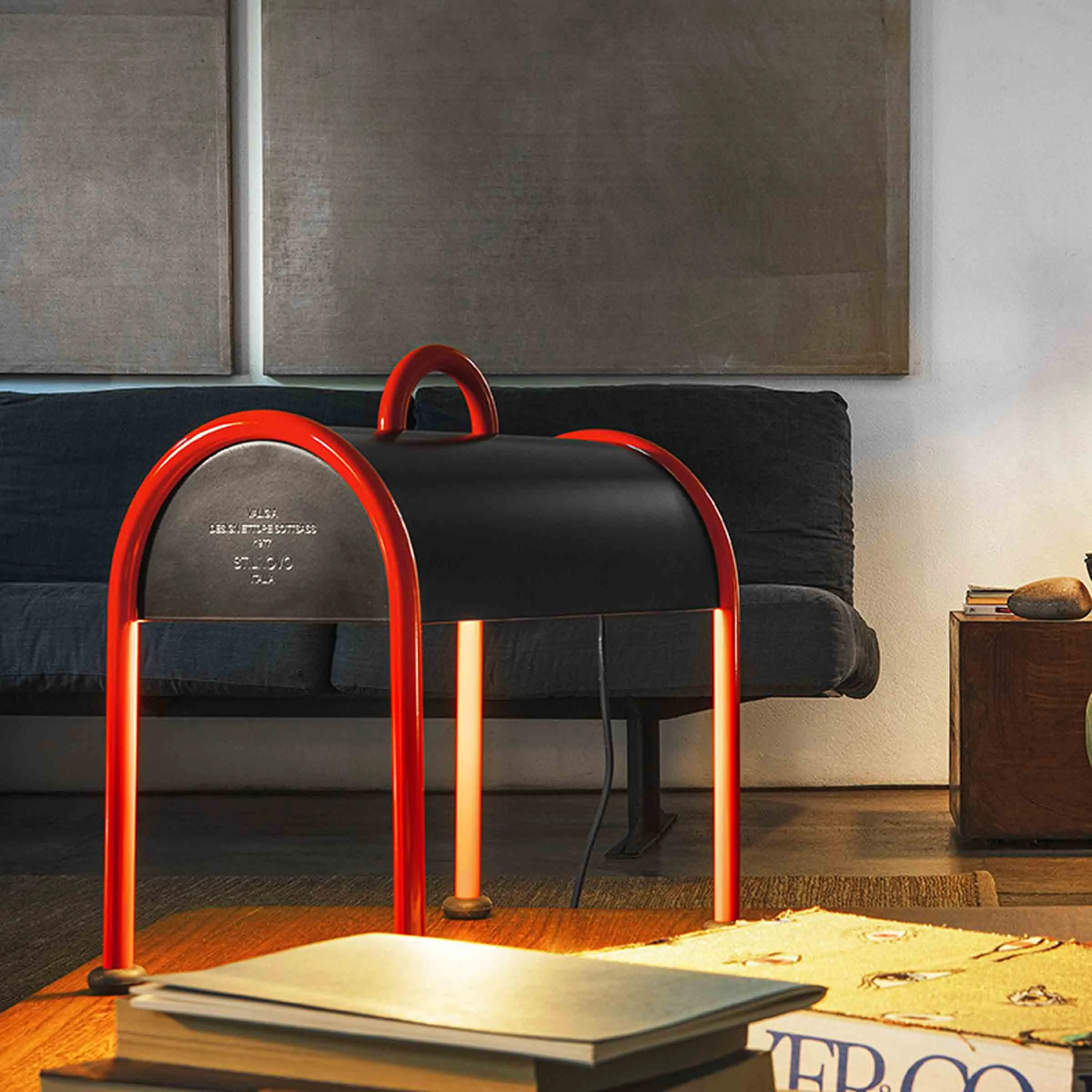 Lampada da Tavolo VALIGIA di Ettore Sottsass per Stilnovo