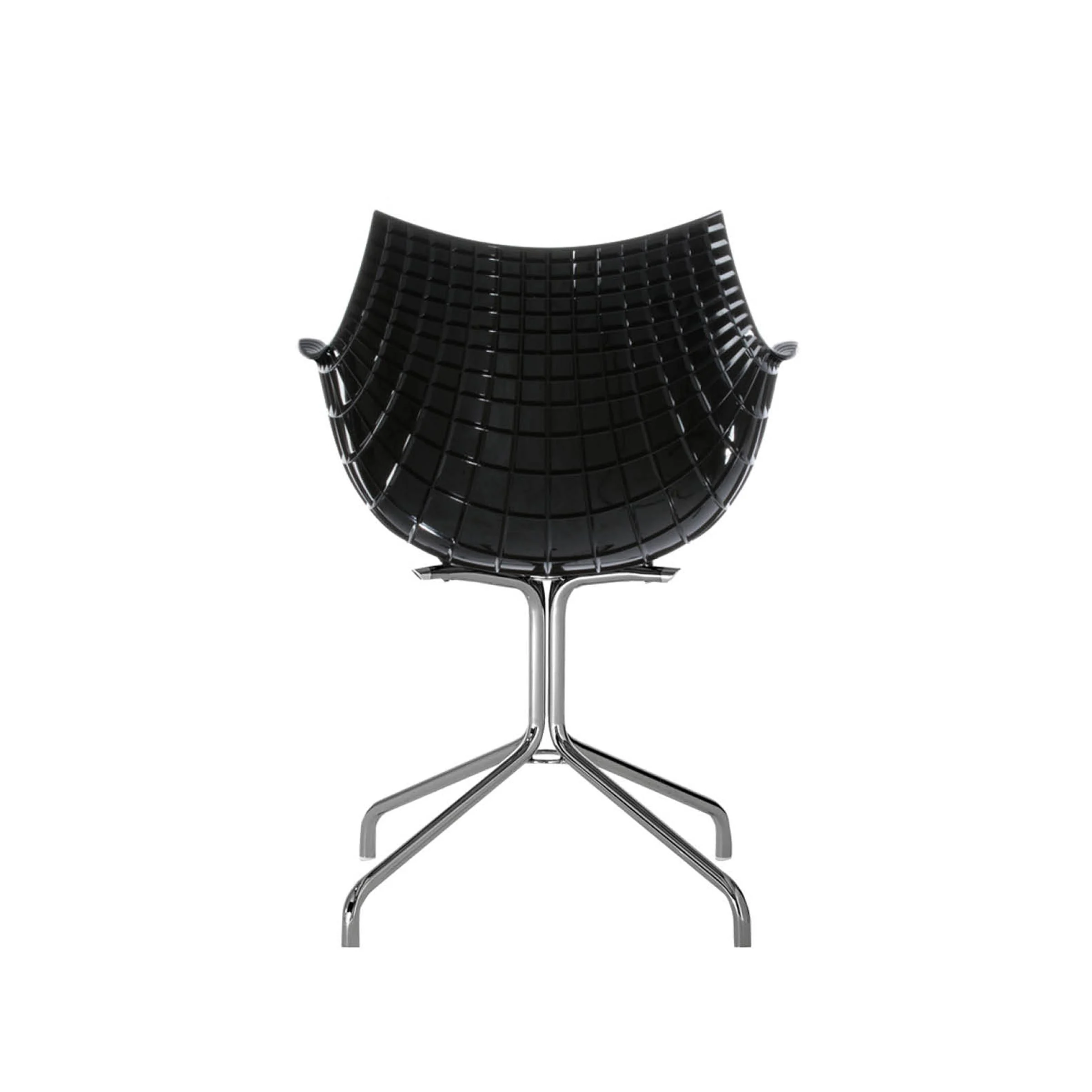 Sedia con Base a Quattro Razze MERIDIANA di Christophe Pillet per Driade