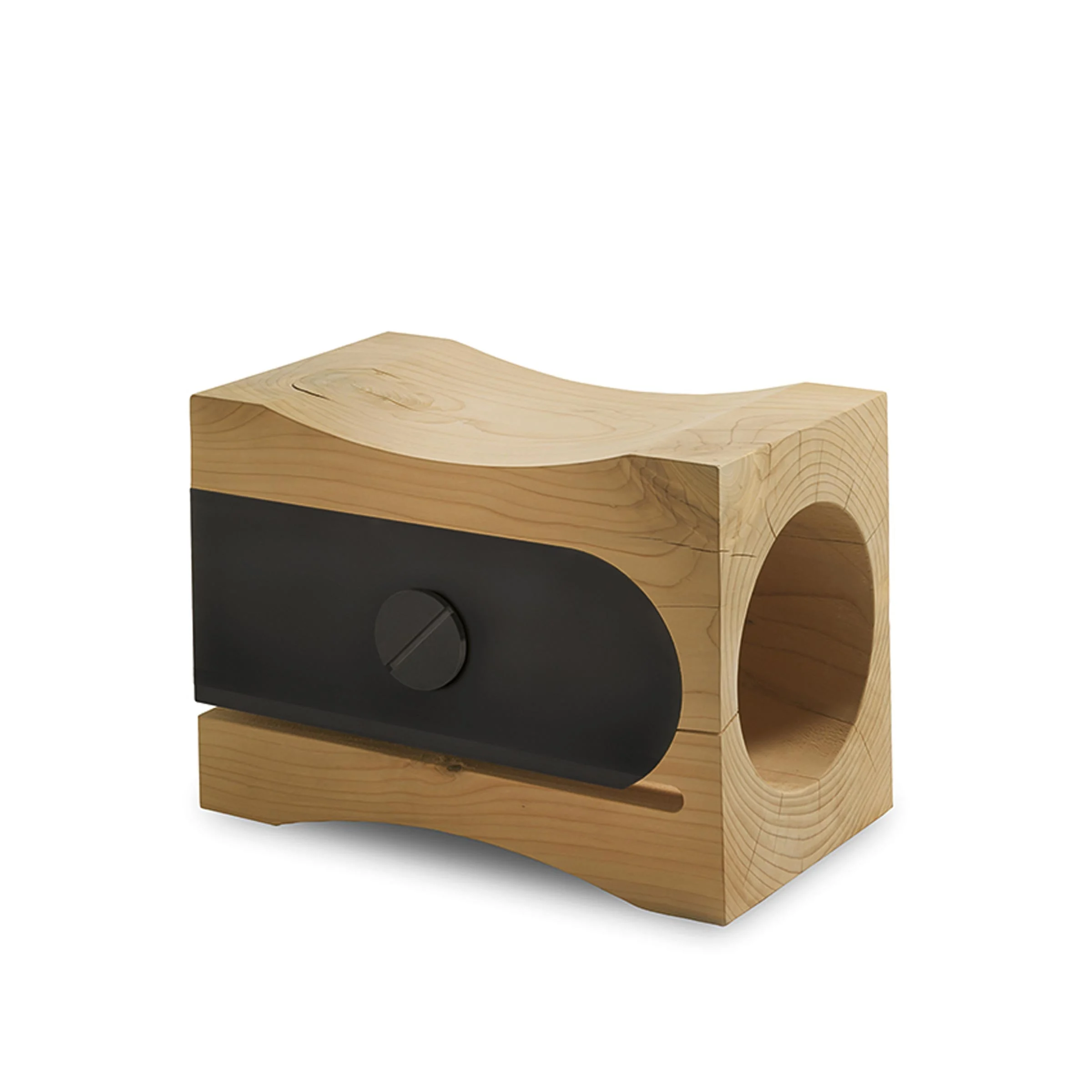 Pouf in Legno TEMPERINO di Alessandro Guidolin per Riva 1920