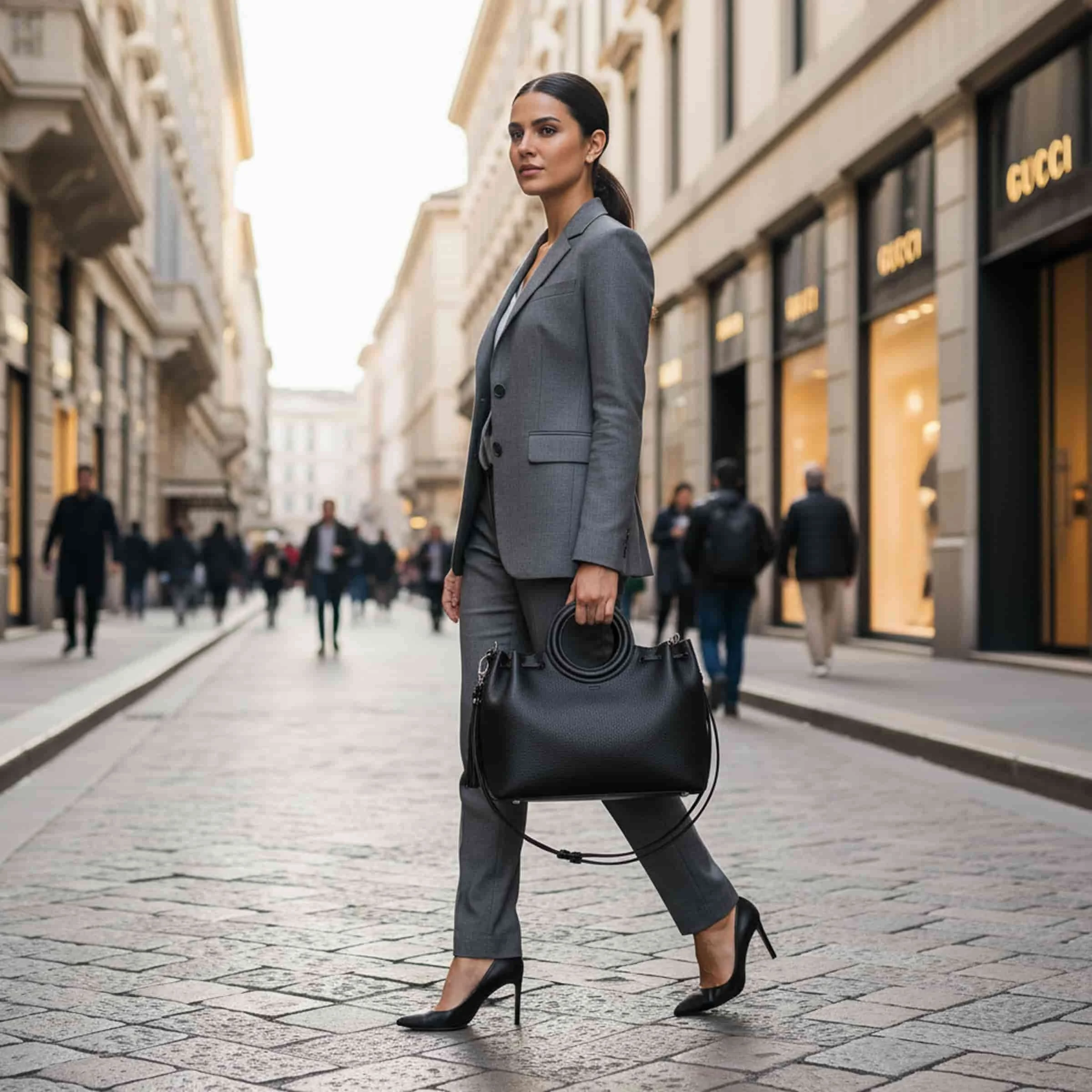 Borsa in pelle Tote THUJIA di Buti Pelletterie
