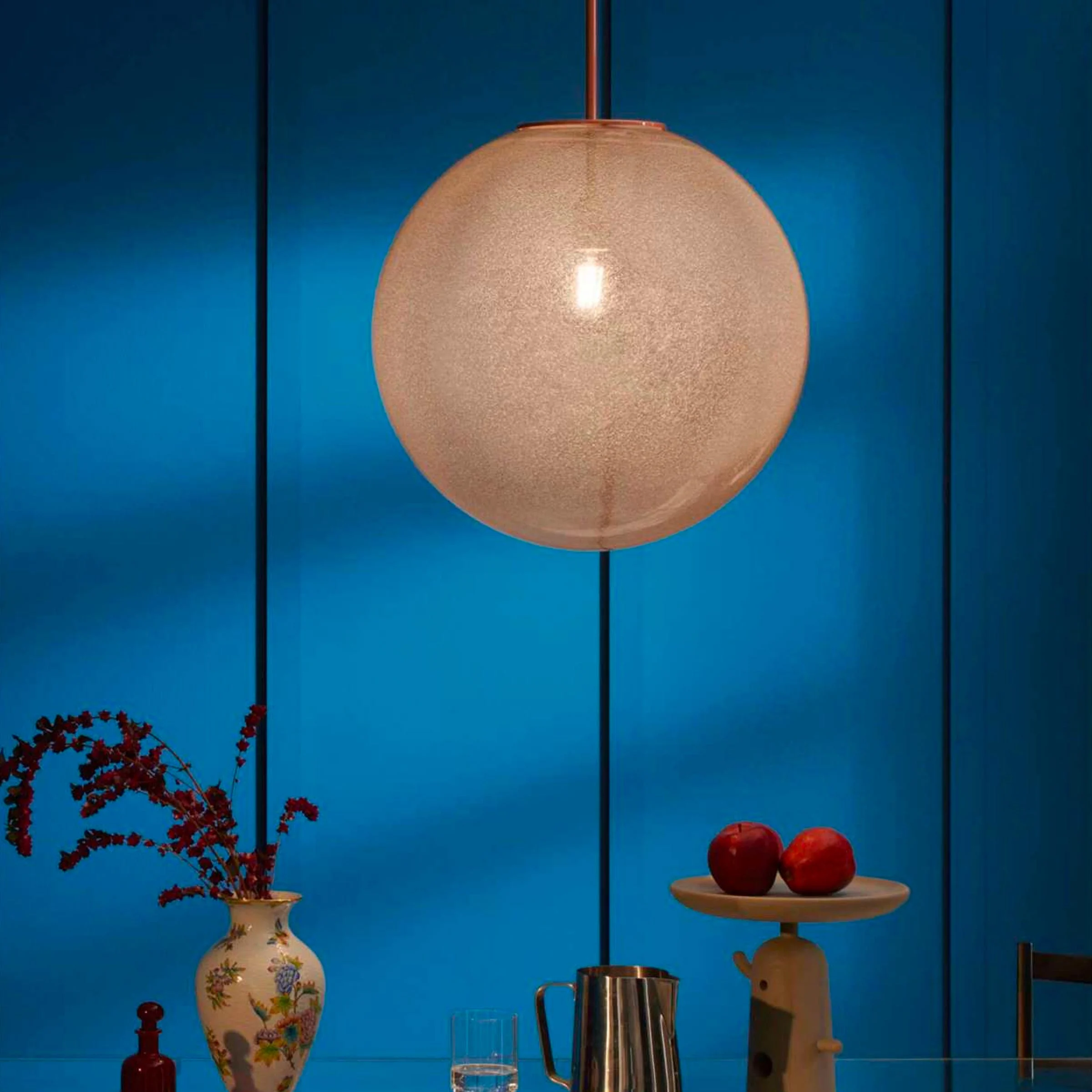 Lampada da Soffitto in Vetro Soffiato BOLLICOSA, di Cassina