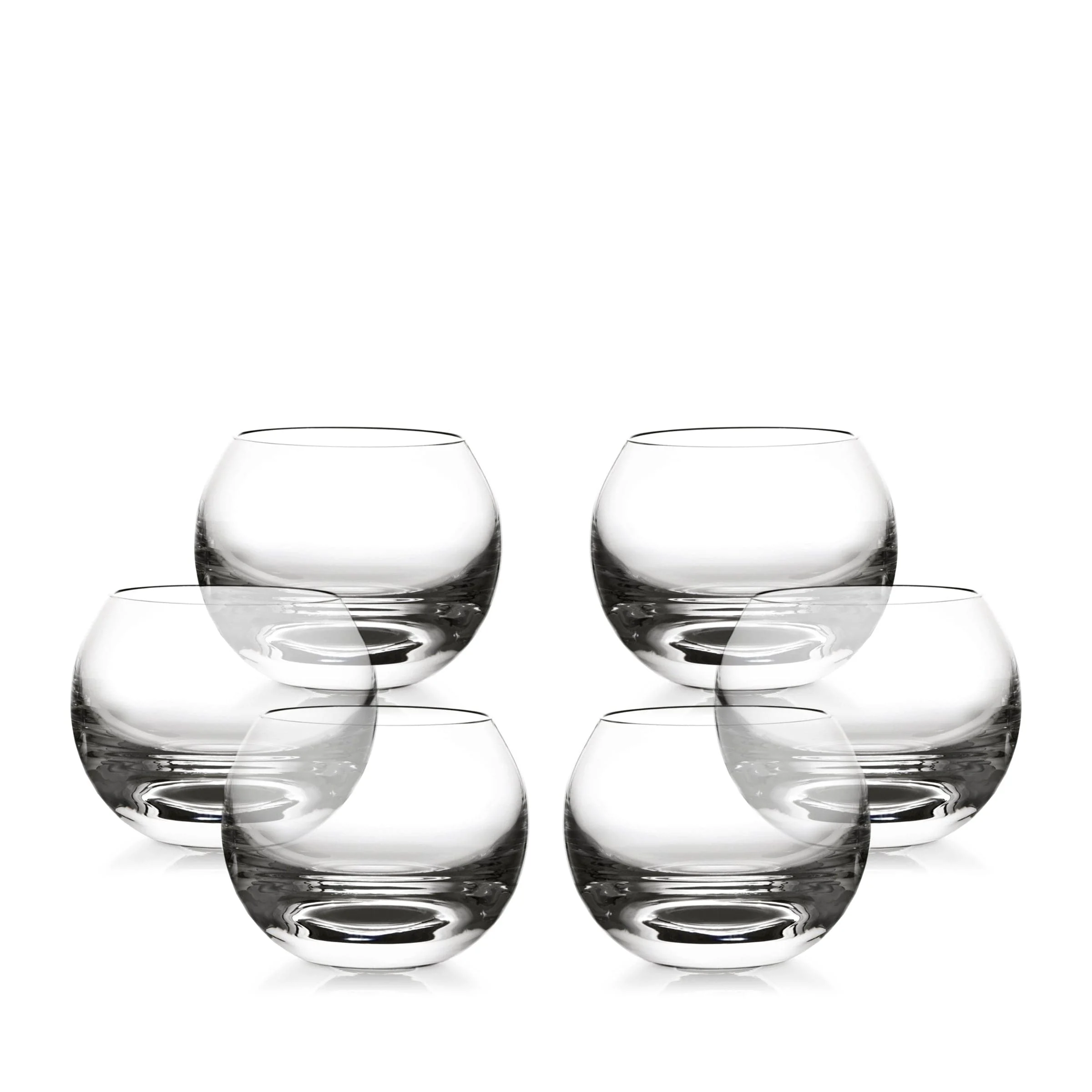 Set di Dodici Bicchieri da whisky in Vetro Soffiato TULIP di Aldo Cibic per Paola C
