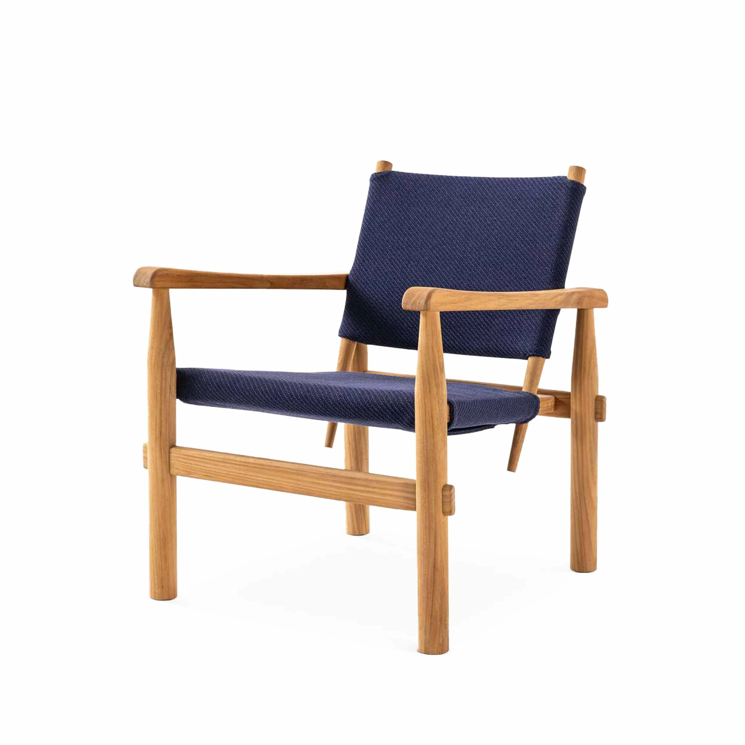 Sedia Lounge da Esterno in Teak DORON HOTEL OUTDOOR, di Charlotte Perriand per Cassina