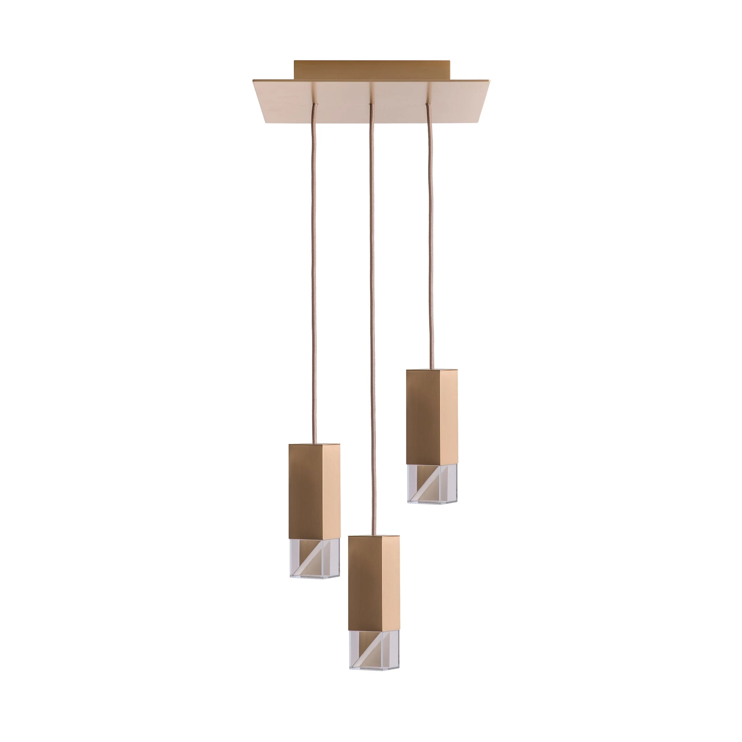 Lampadario in ottone LAMP/ONE di Formaminima