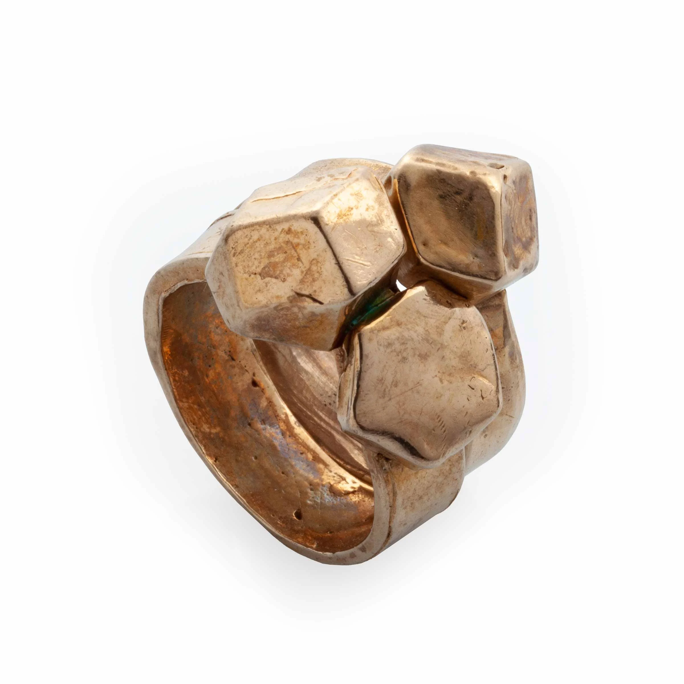 Anello in Bronzo CELLE di Jessica Carroll per BABS Art Gallery - Edizione Limitata