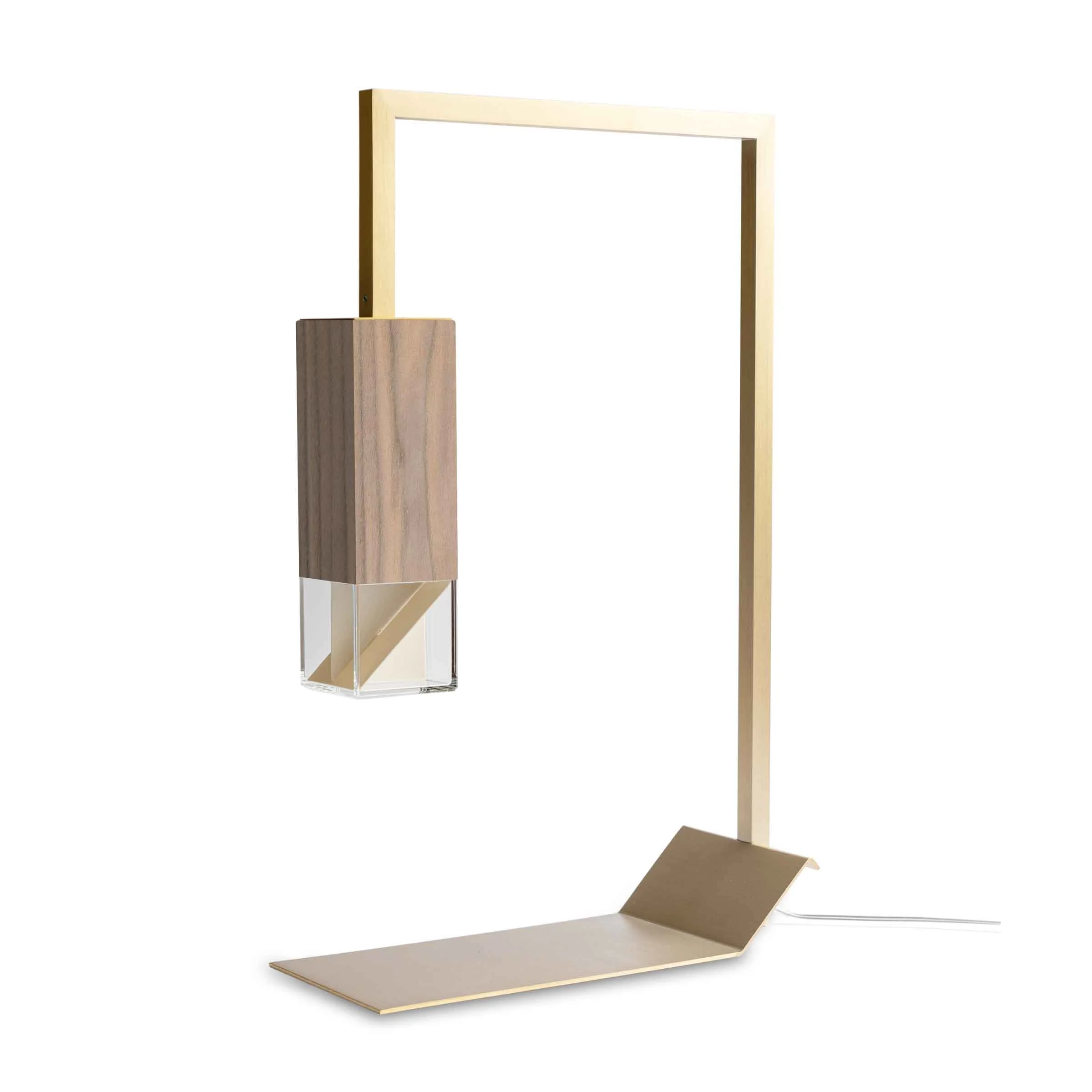 Lampada da tavolo in legno LAMP/TWO di Formaminima