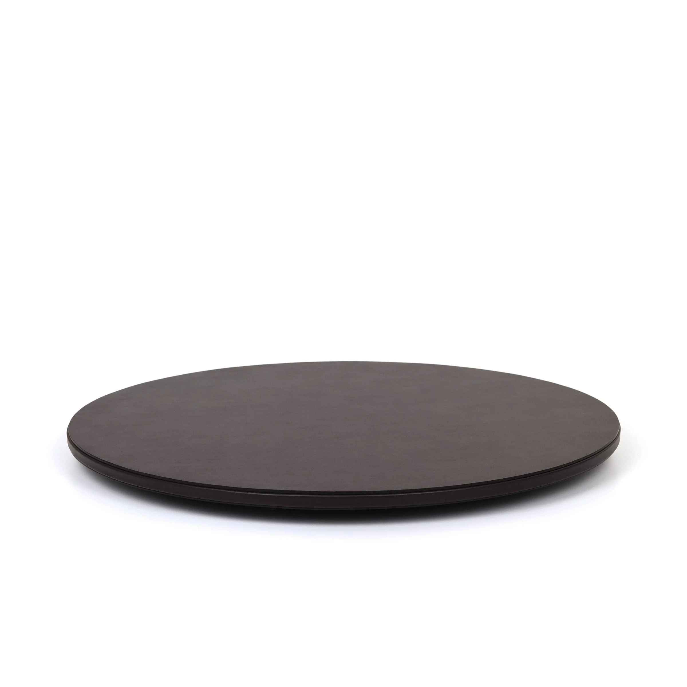Vassoio Rotondo in Pelle LAZY SUSAN di Pinetti