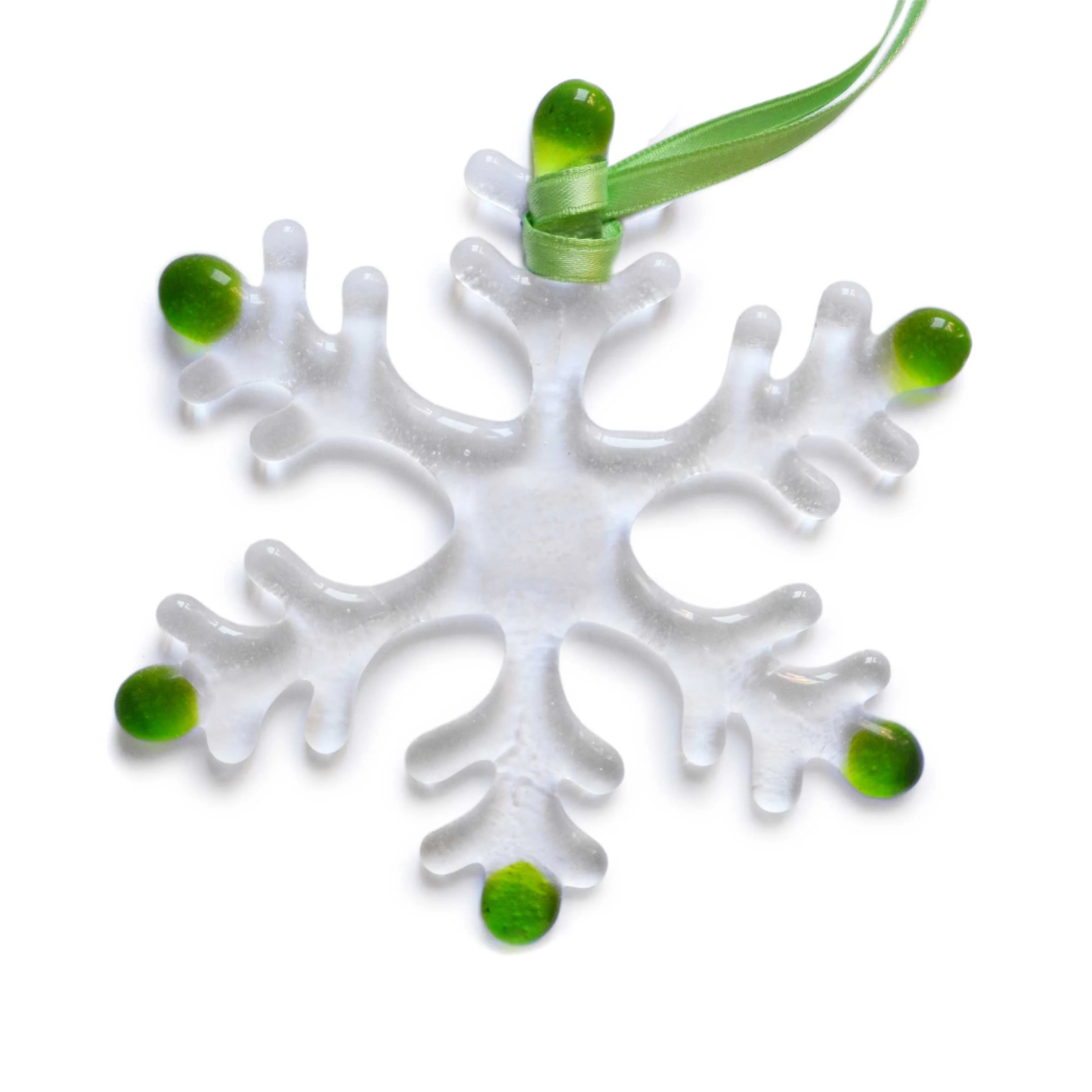 Decorazioni Natalizie in vetro di Murano CRISTALLI Set di Sei di D.i. Più Andretto Design