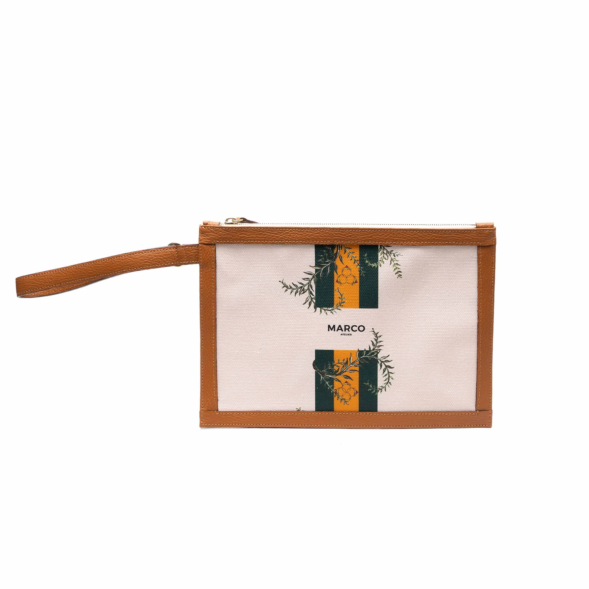 Pochette in Tela e Pelle POUCH di MARCO Atelier