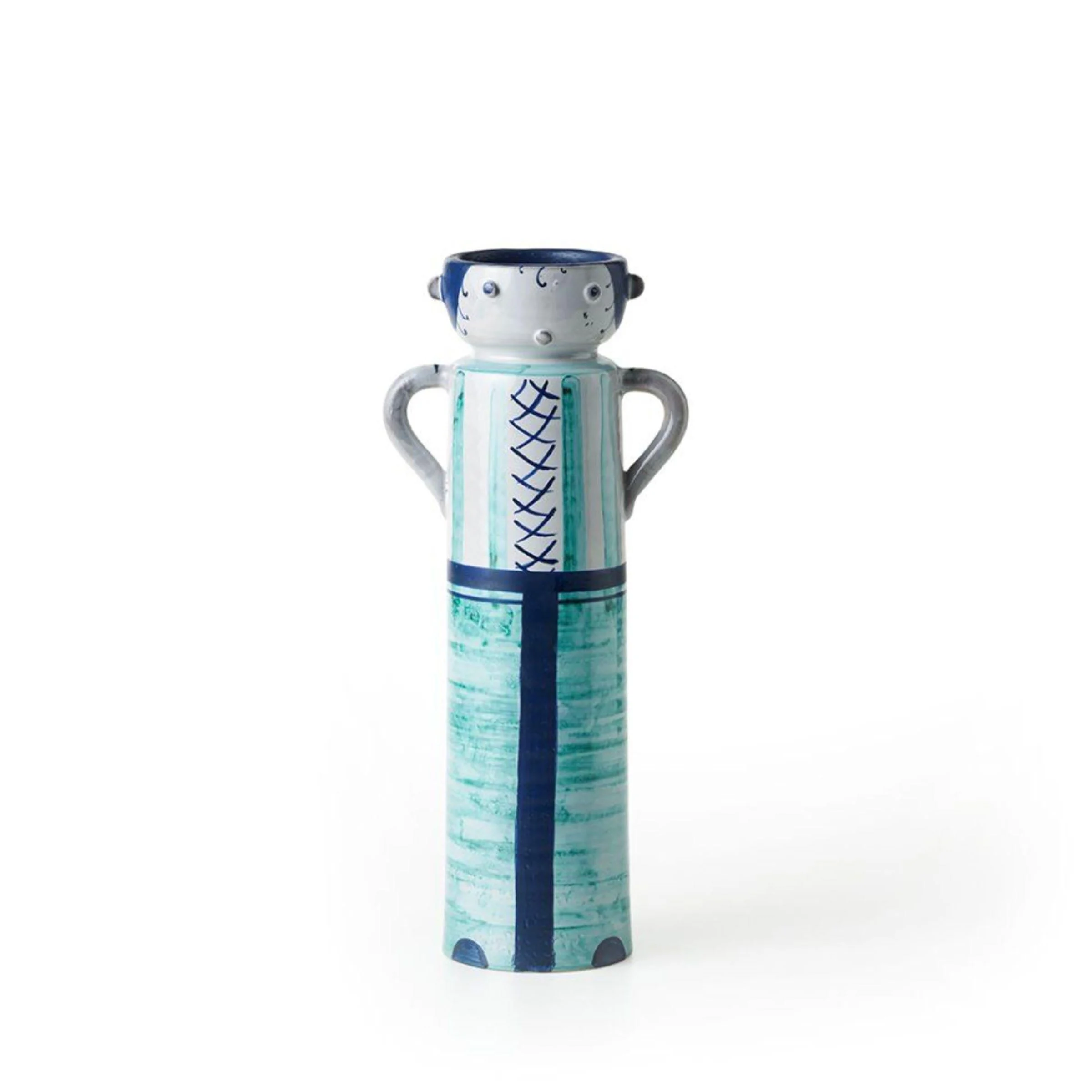 Vaso in Ceramica FIGURA di Aldo Londi per Bitossi Ceramiche