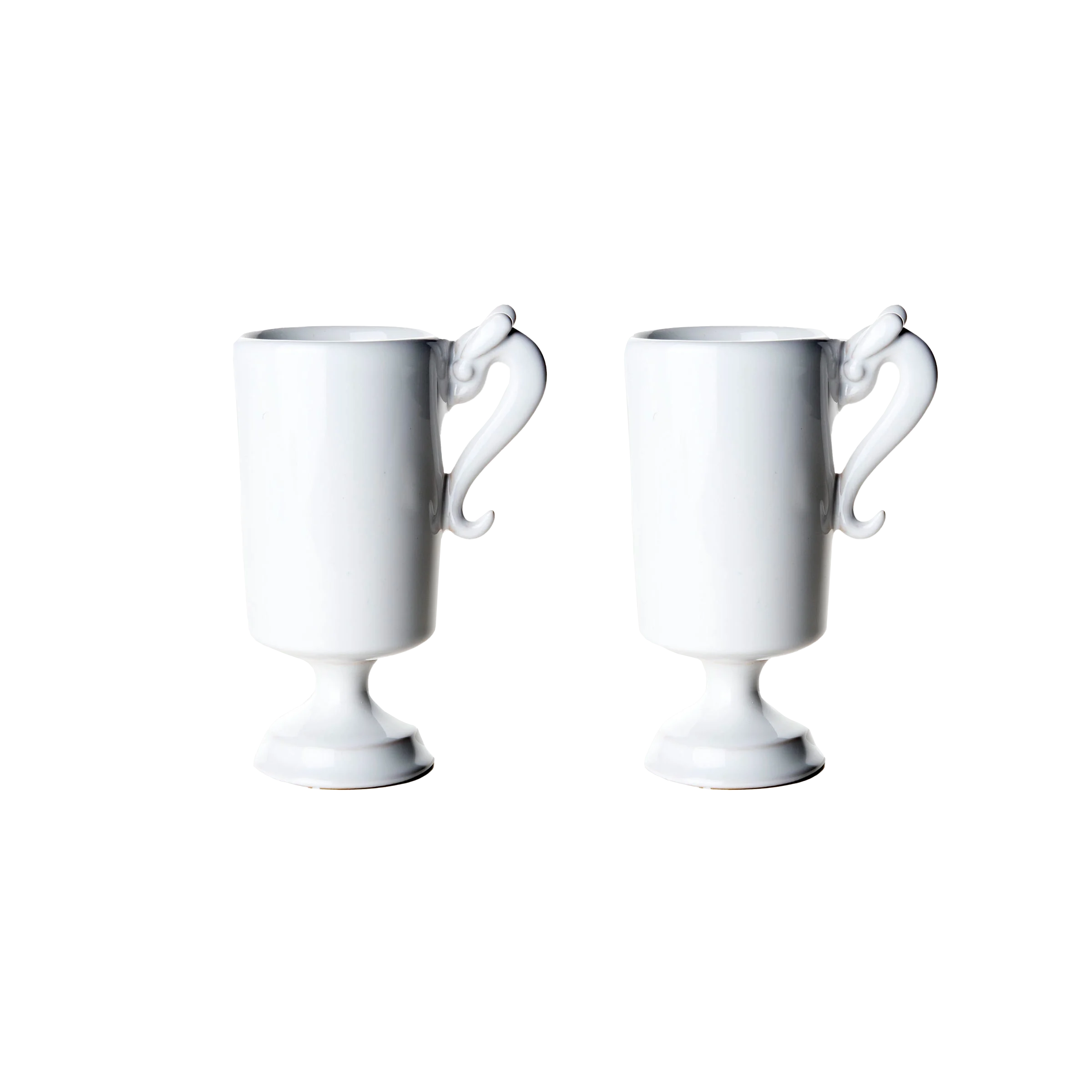Tazzine da Tè in Ceramica GRIFO Set di Due di MikroDesign