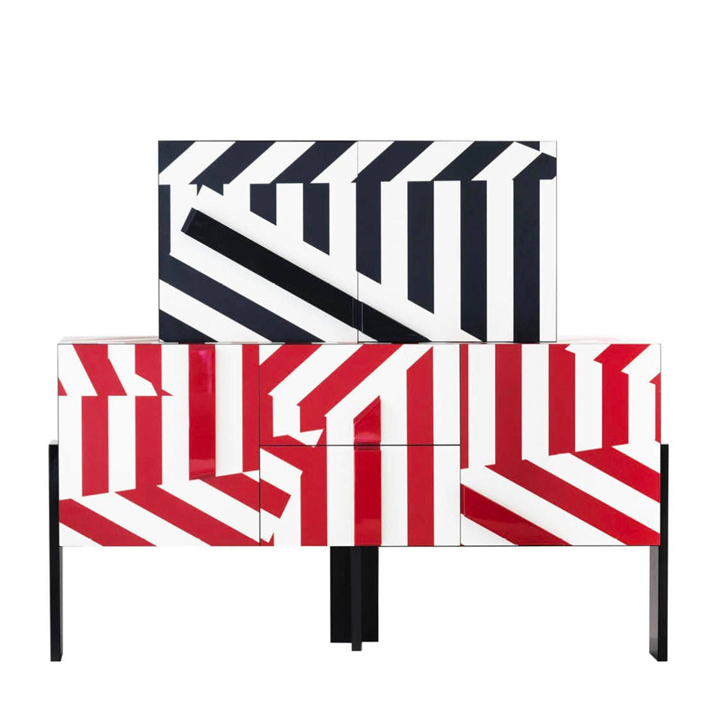 Mobile ZIQQURAT 155x186 STRIPES di DriadeLab per Driade