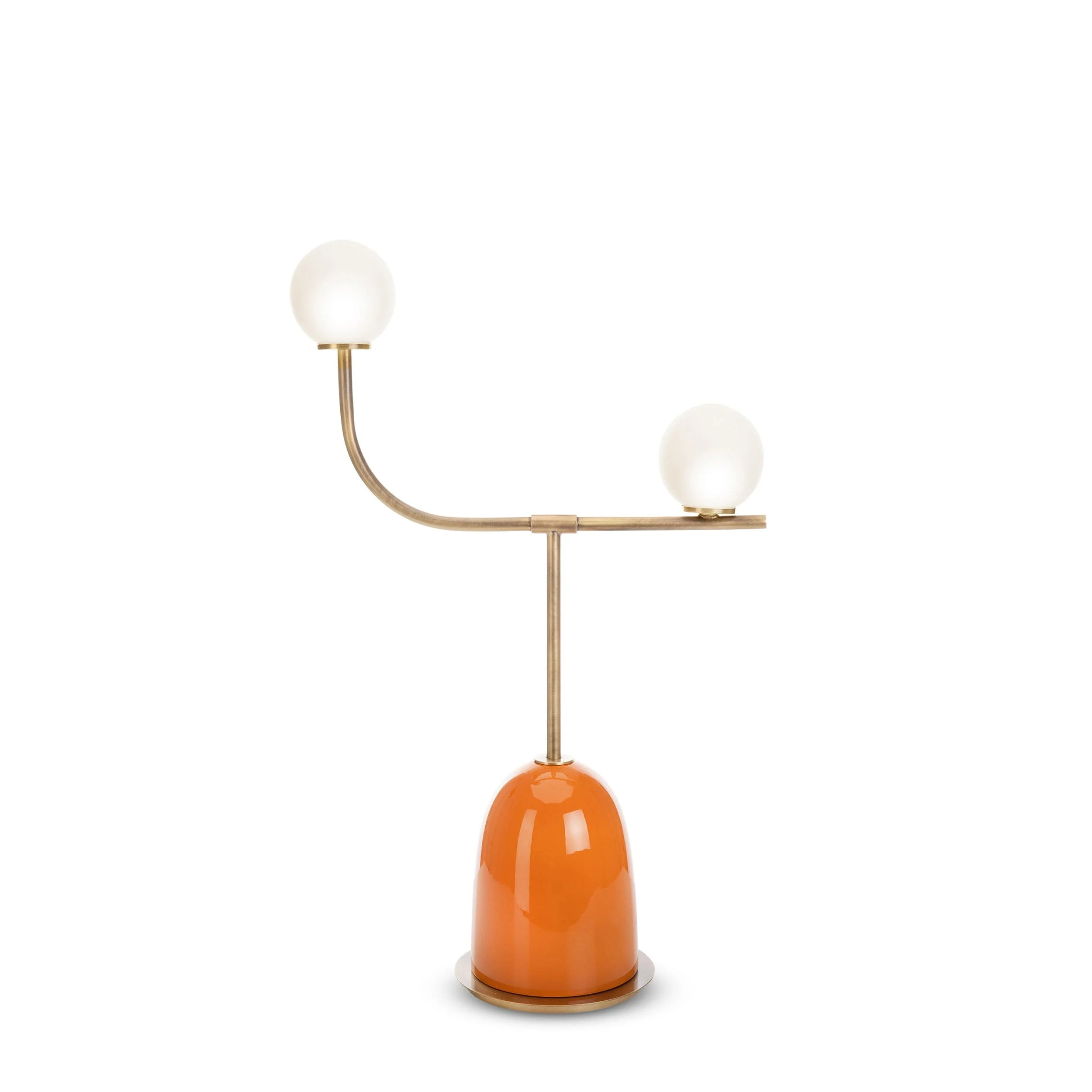 Lampada da tavolo PINS Arancione di La Récréation per Marioni