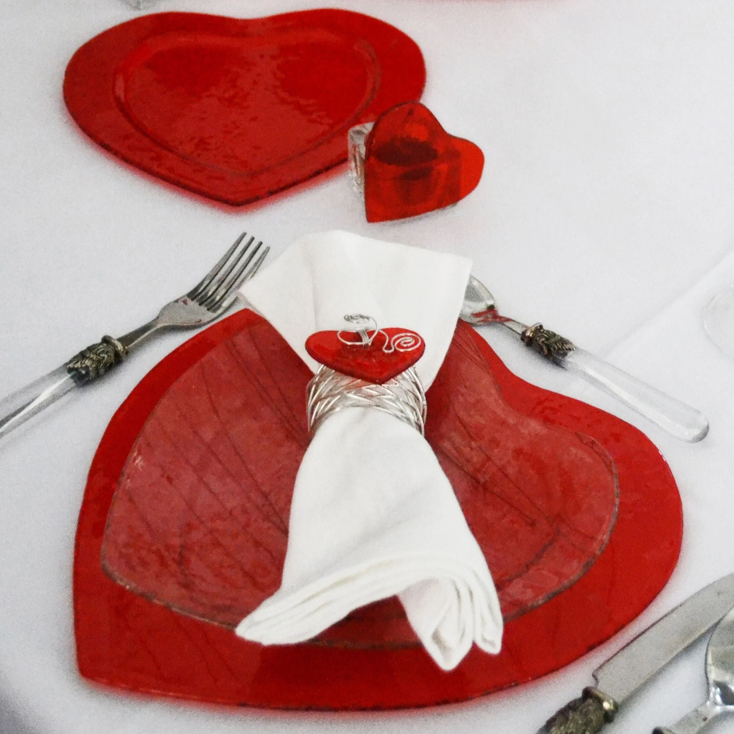 Servizio Piatti in Vetro di Murano VALENTINO di D.i. Più Andretto Design