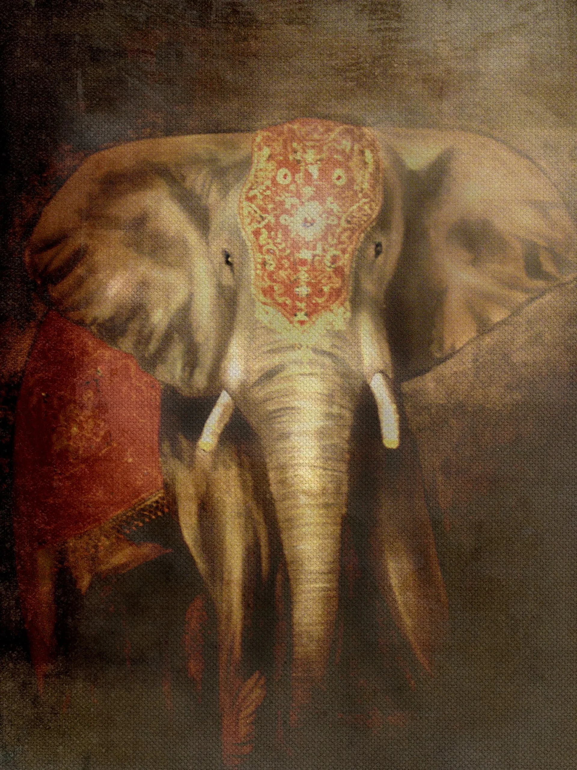 Dipinto su Tela INDIAN ELEPHANT 1