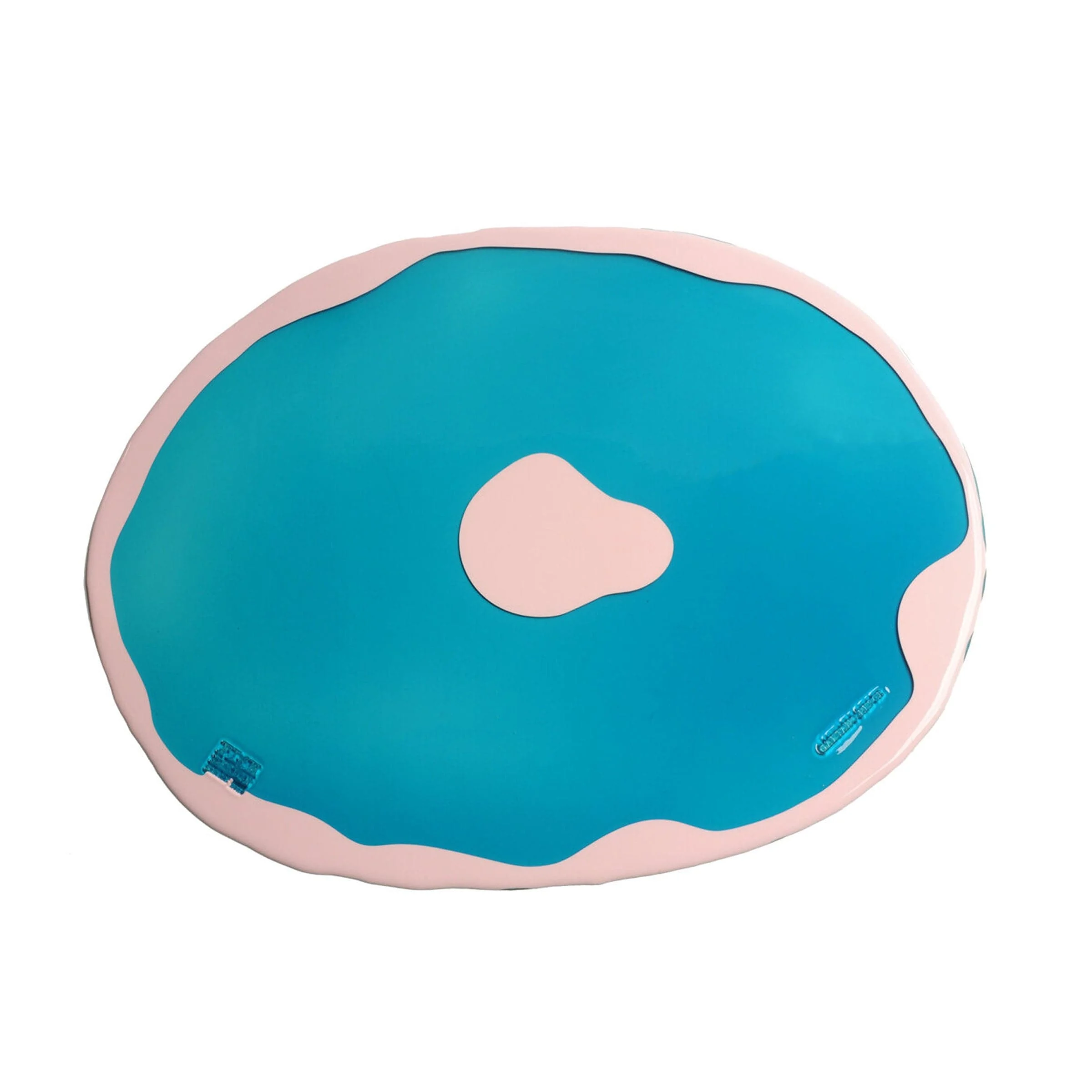 Tovagliette TABLE-MATES RO Clear Emerald, Matt Pastel Pink Set di 6 di Gaetano Pesce per Fish Design