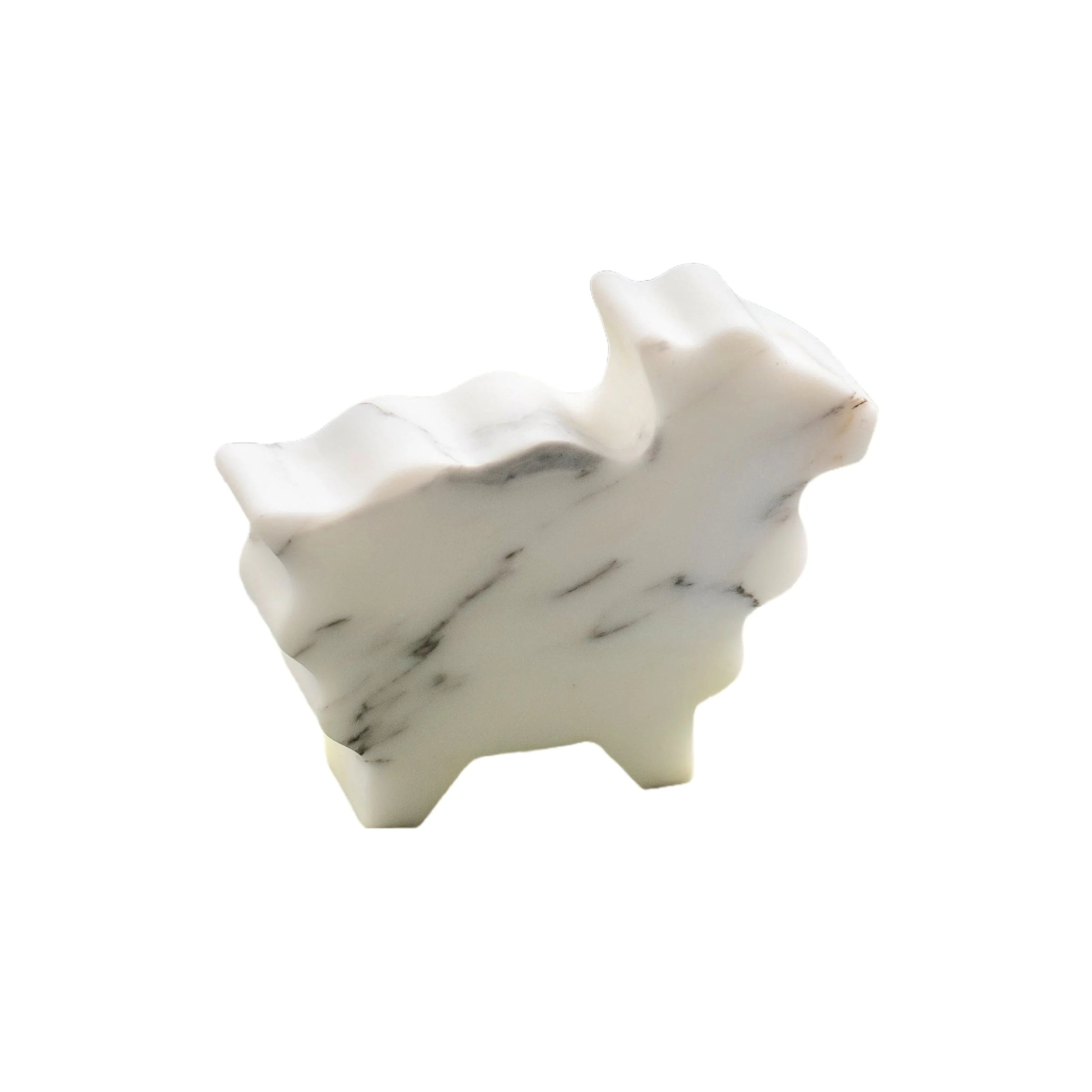 Fermacarte in Marmo PECORELLA PICCOLA di Alessandra Grasso