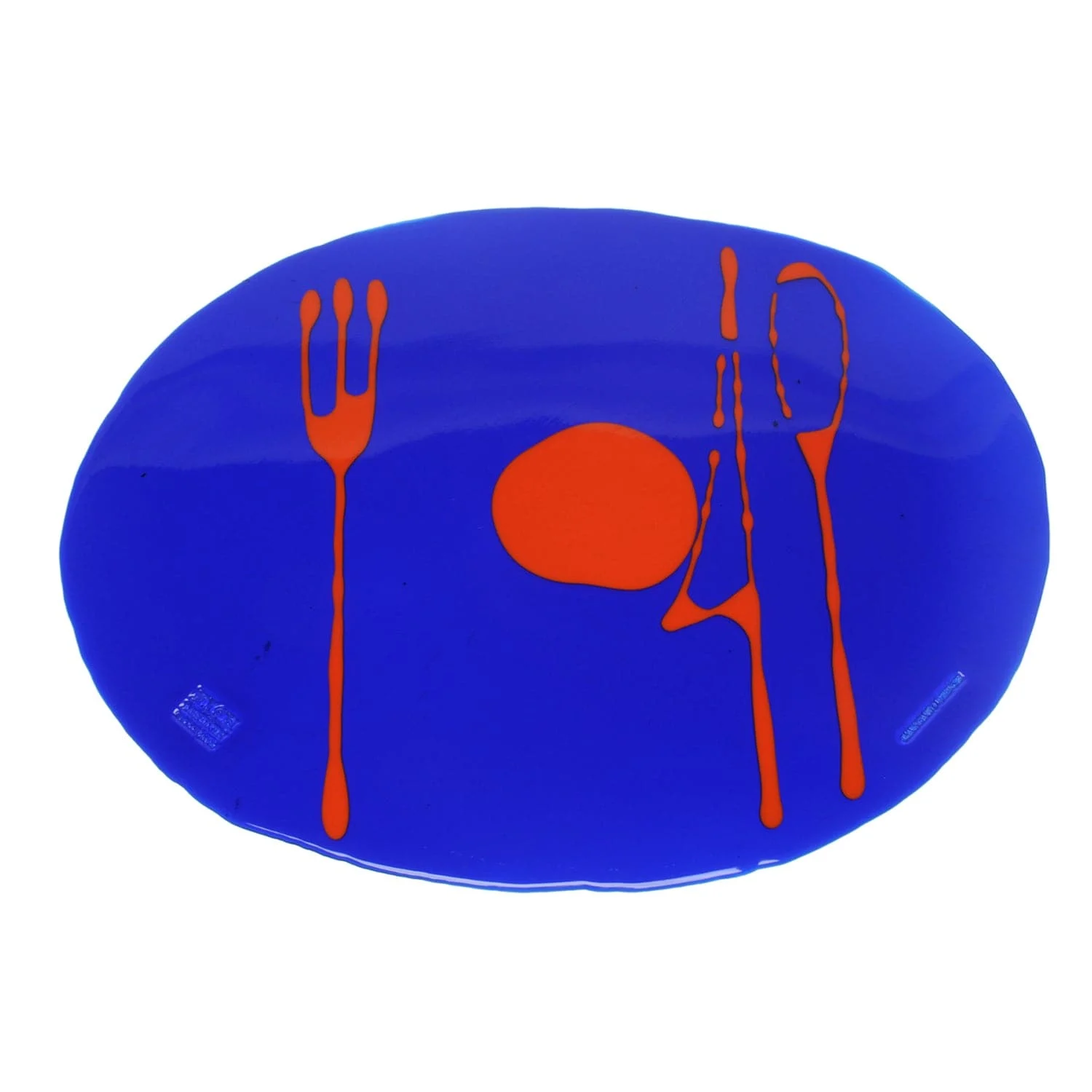 Tovaglietta TABLE-MATES Clear Blue Set da Sei di Gaetano Pesce per Fish Design