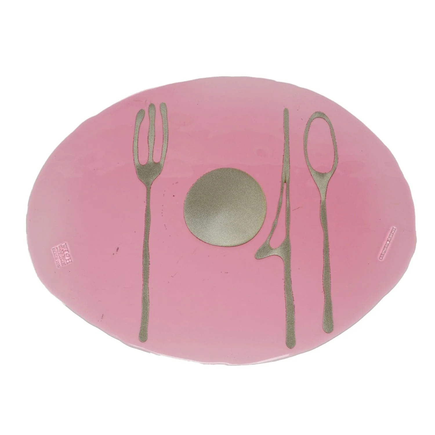 Tovaglietta TABLE-MATES Rosa Trasparente Set di 6 di Gaetano Pesce per Fish Design