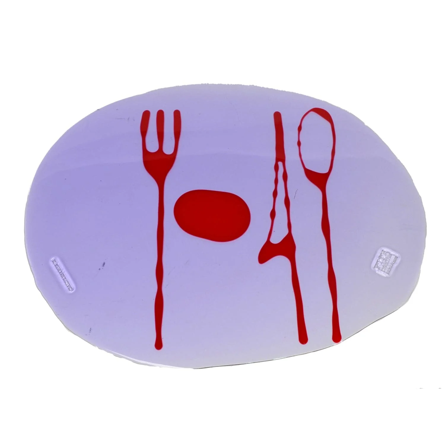Tovagliette TABLE-COMPANES Lilla Trasparente Set di 6 di Gaetano Pesce per Fish Design