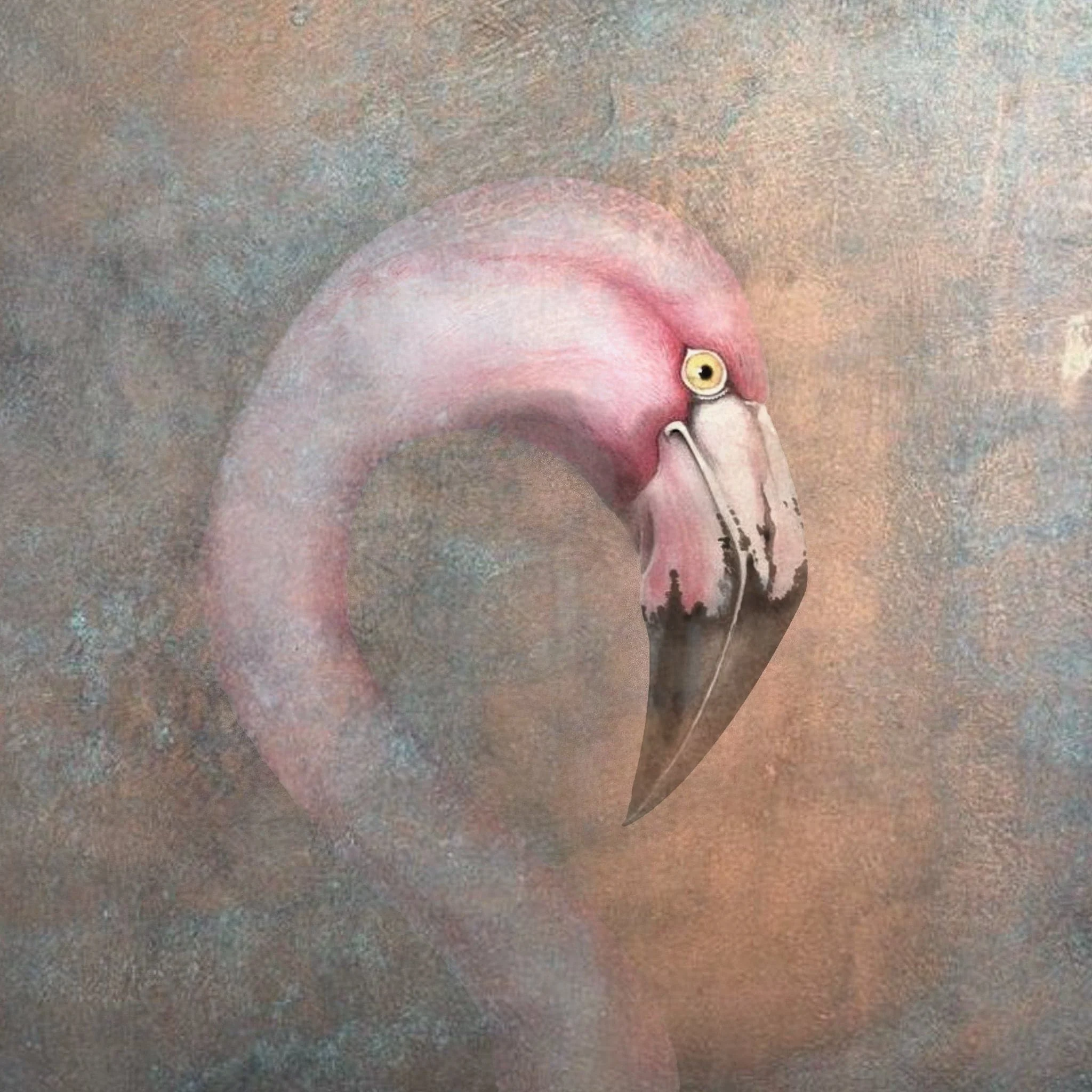 Dipinto su Metallo FLAMINGO 1