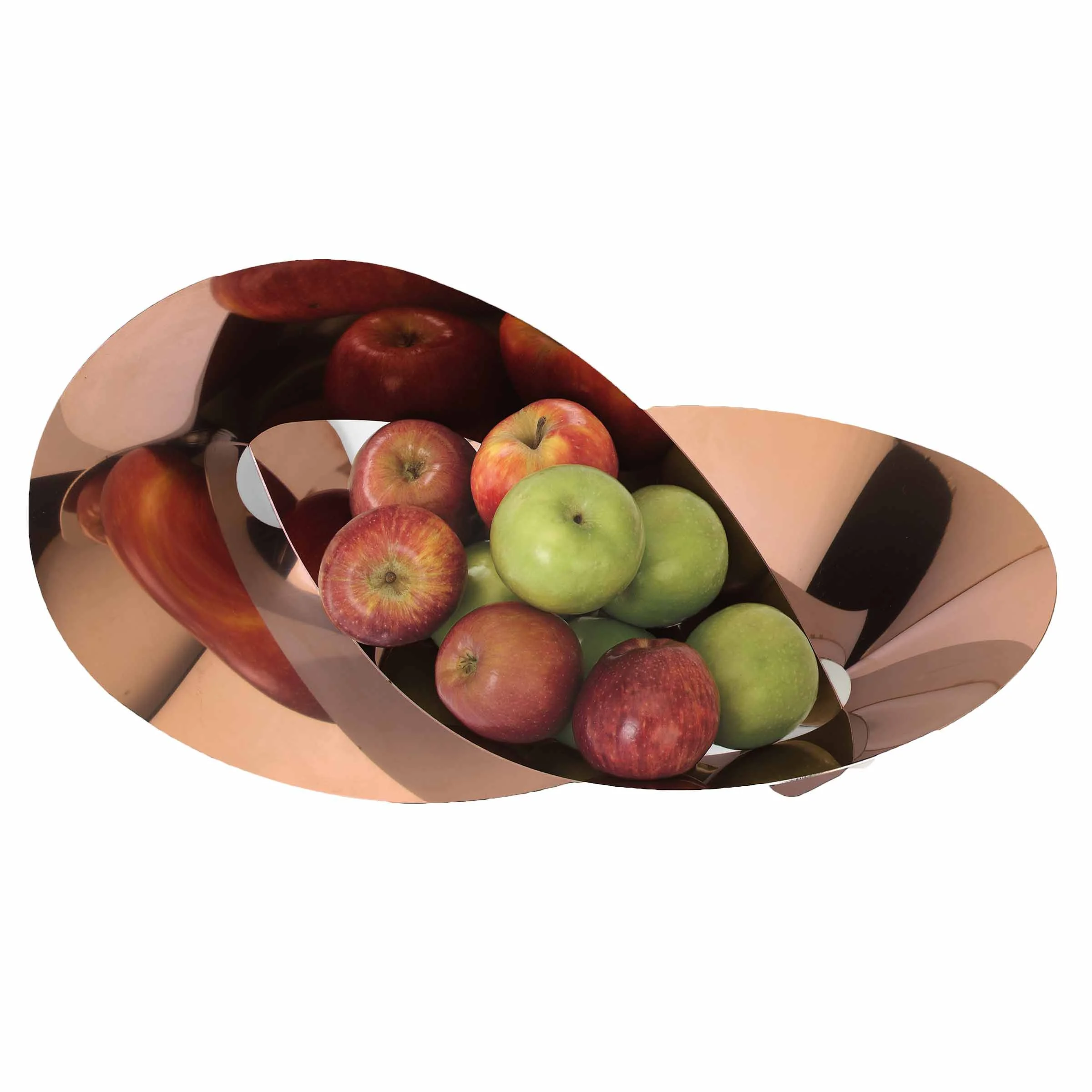 Centrotavola per Frutta FLAT KNOT Bronzo di Ronen Kadushin per Cyrcus Design