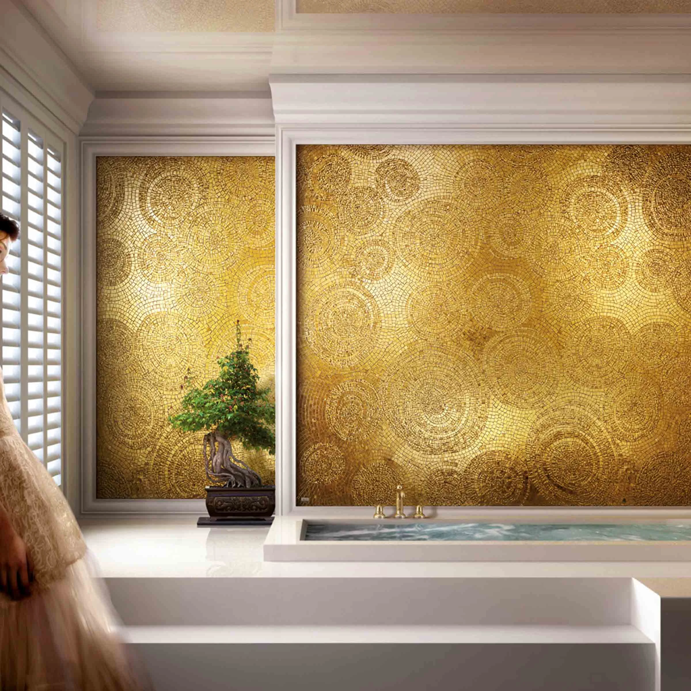Mosaico in Oro FANCY di Sicis
