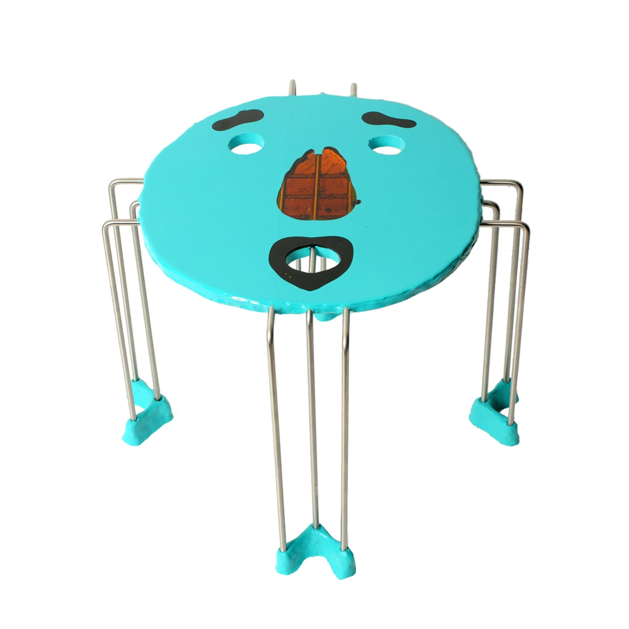 Tavolino in resina TRIPLE PLAY di Gaetano Pesce per Fish Design