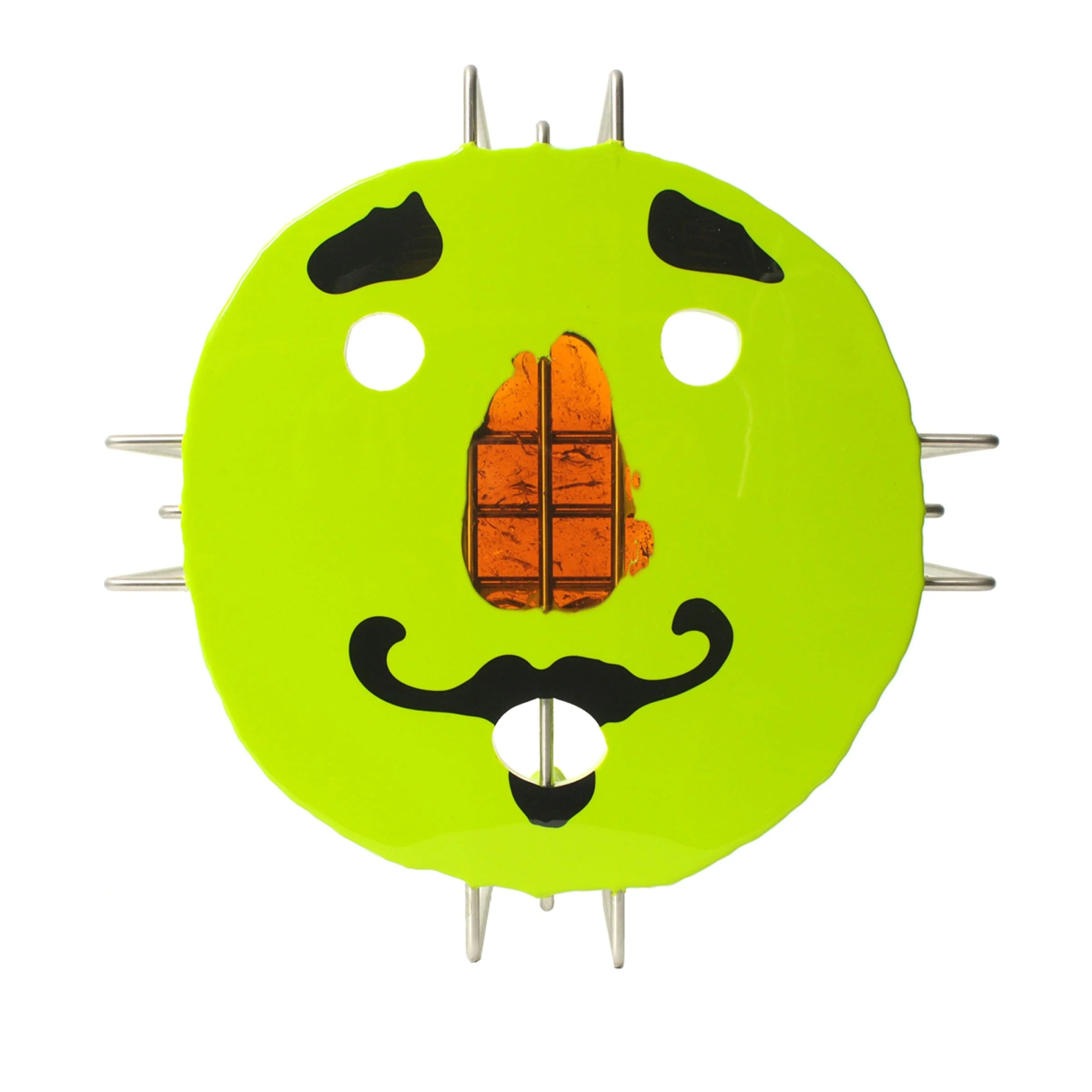 In Stock - Tavolino da caffè in resina verde TRIPLE PLAY di Gaetano Pesce per Fish Design
