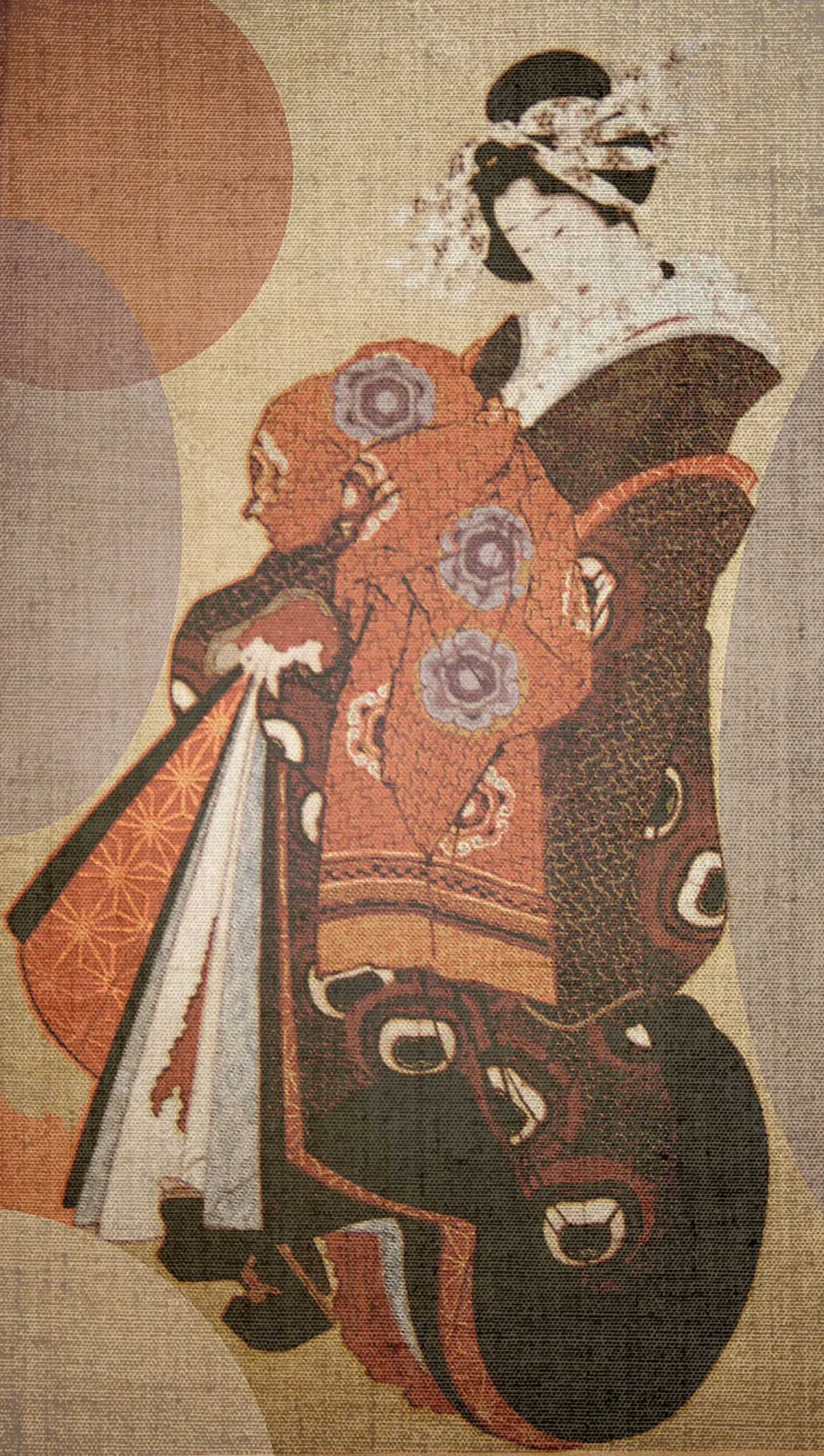 Pittura su tela GEISHA 1 di Emanuele Drago