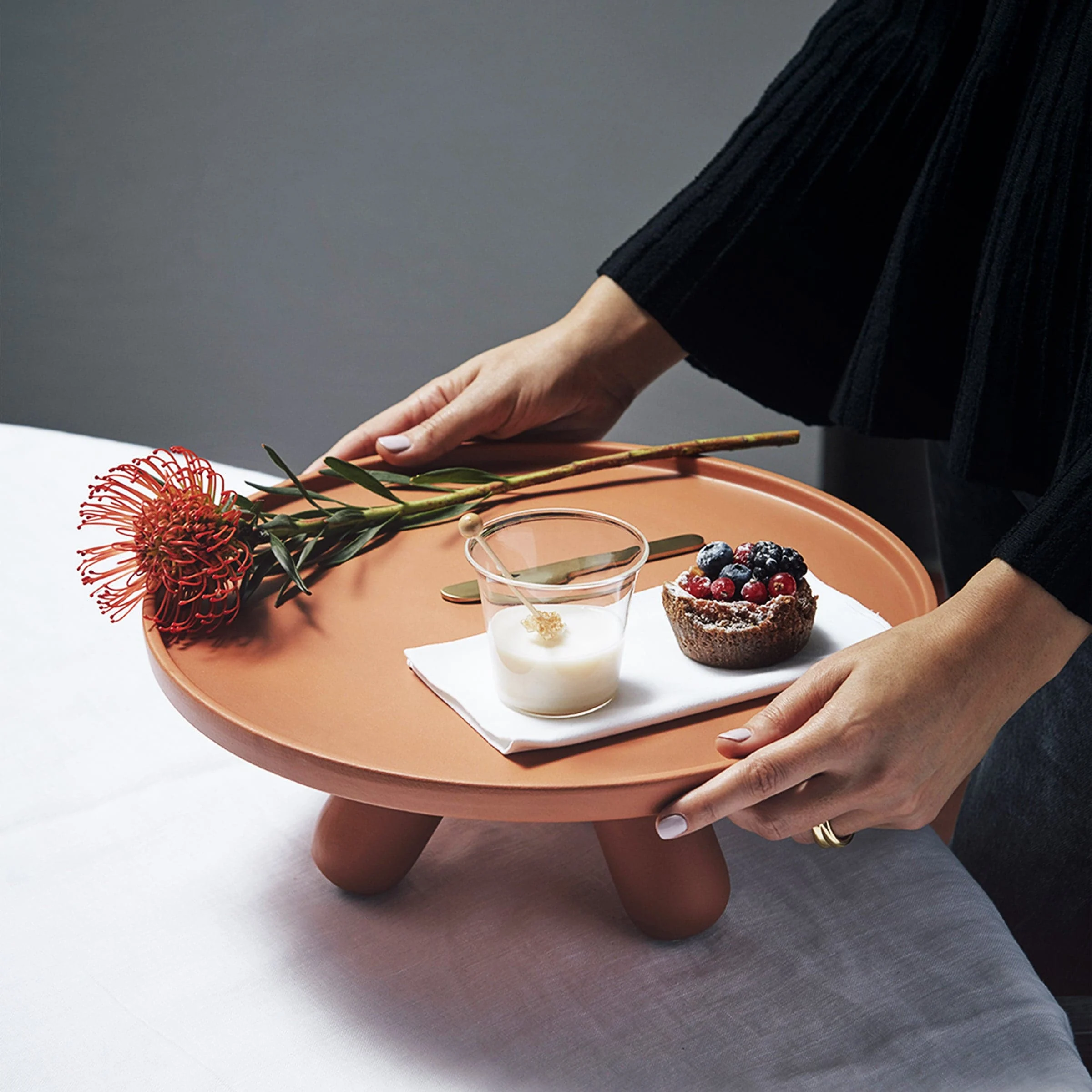 Alzata per Torte in Ceramica GAMBONE di Aldo Cibic per Paola C
