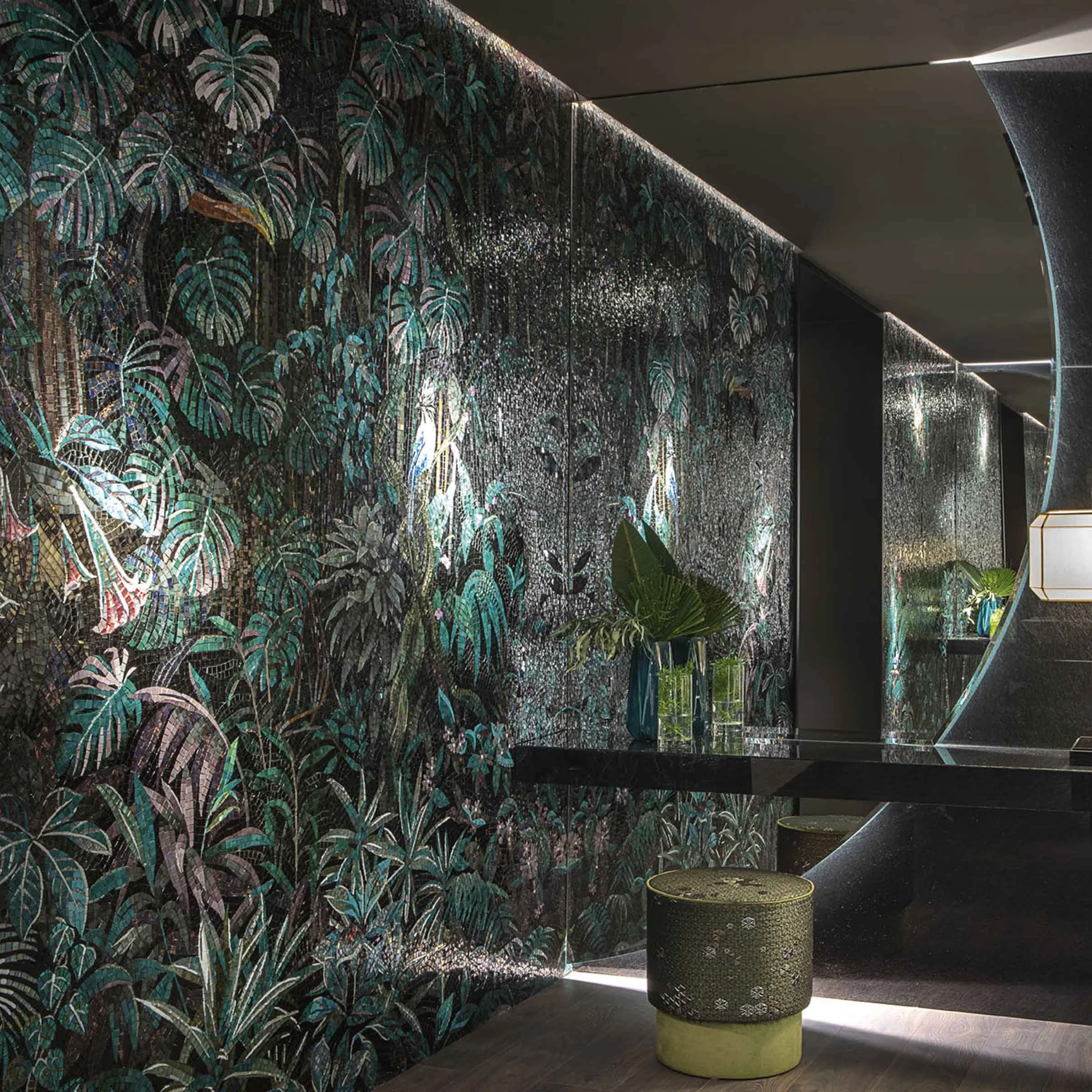 Mosaico GIAVA DARK RECT 01 di Sicis