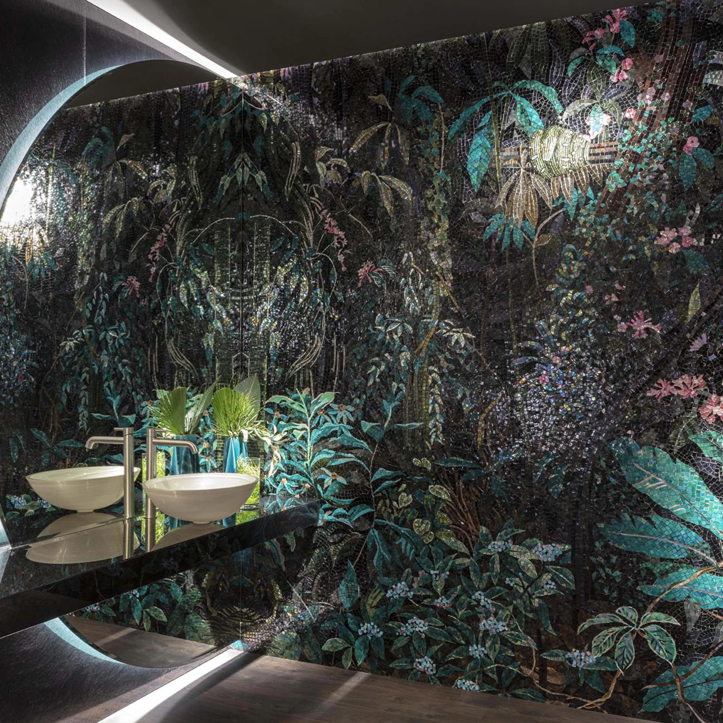Mosaico GIAVA DARK RECT 02 di Sicis