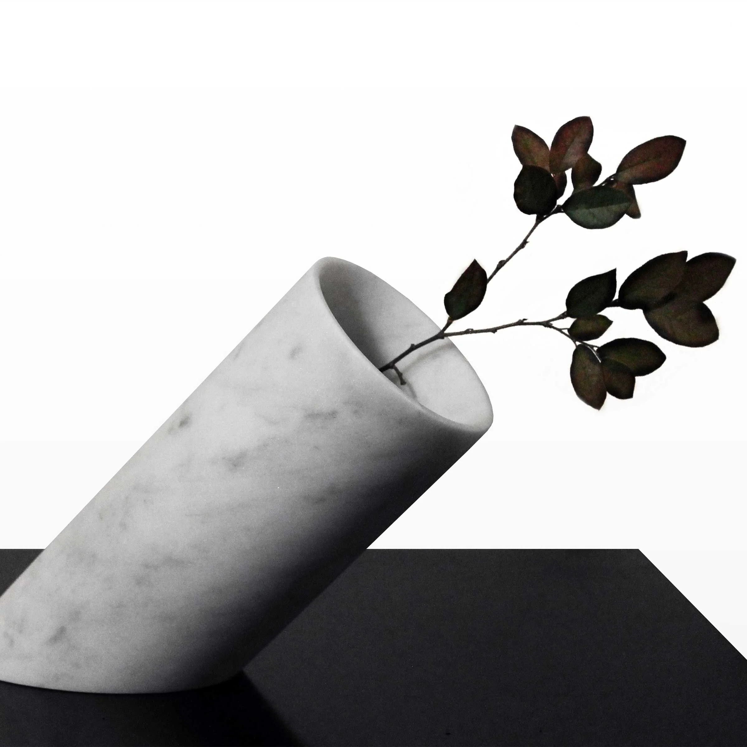 Set di Quattro Vasi in Marmo di Carrara IN EQUILIBRIO di Moreno Ratti - Edizione limitata