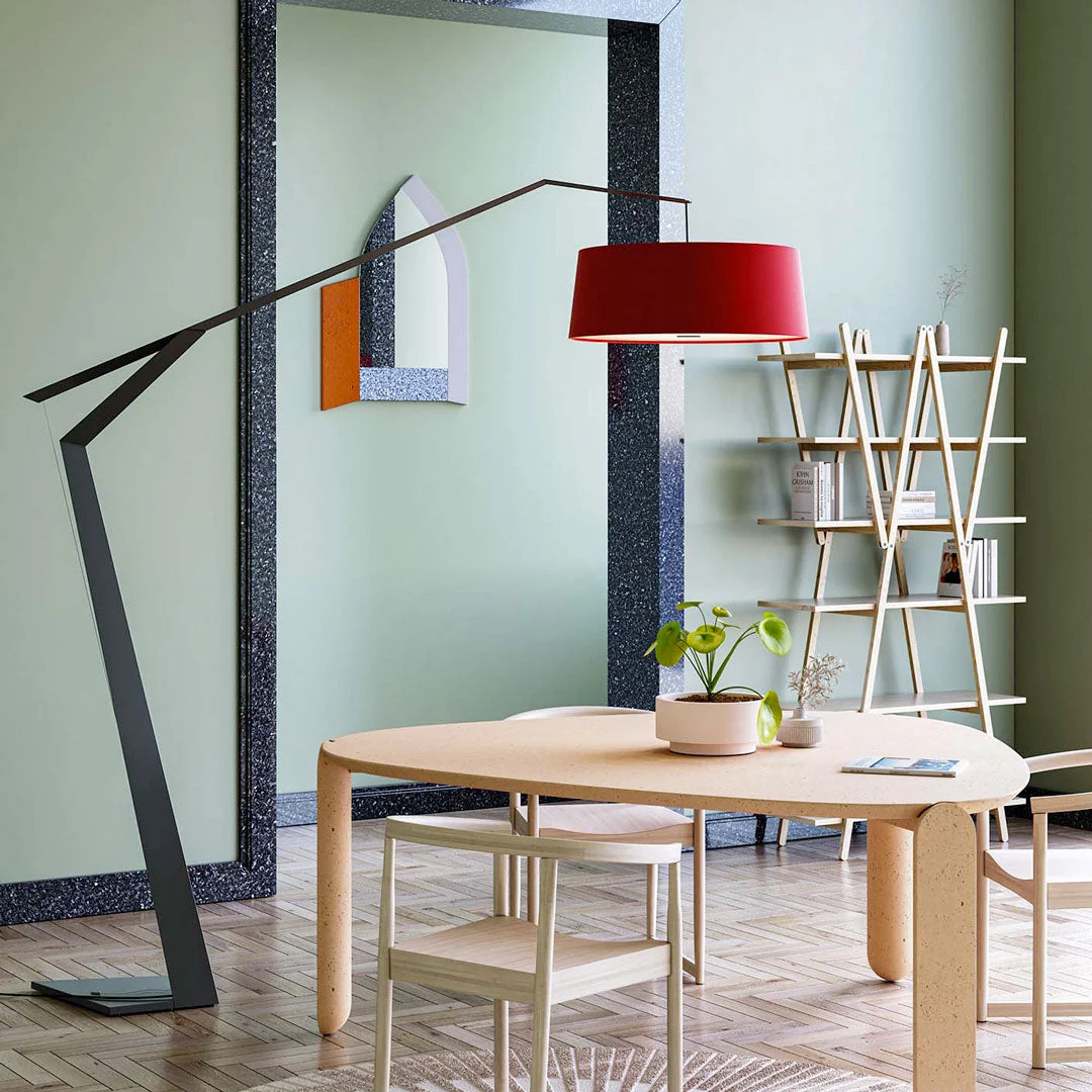 Lampada da Terra Regolabile GRUS di Alberto Saggia e Valerio Sommella per Lumen Center