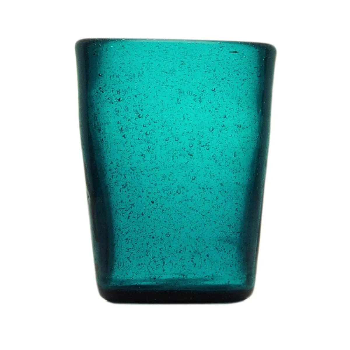 Zani Serafino Bicchiere Acqua Tumbler Petrol in Pasta di Vetro