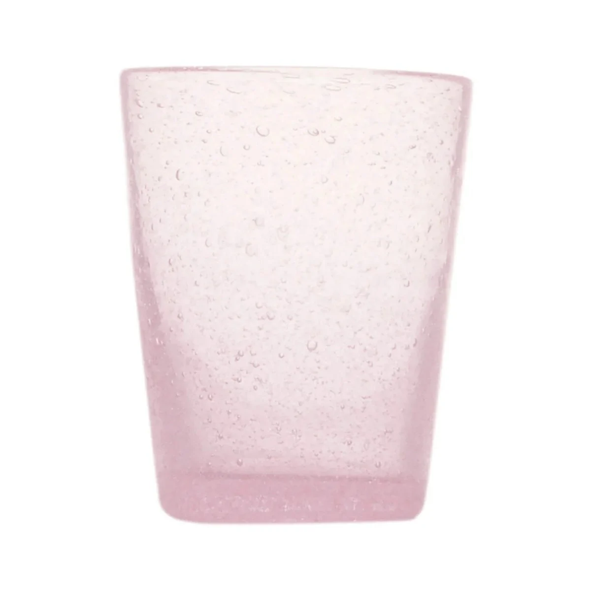 Zani Serafino Bicchiere Acqua Rosa in Pasta di Vetro