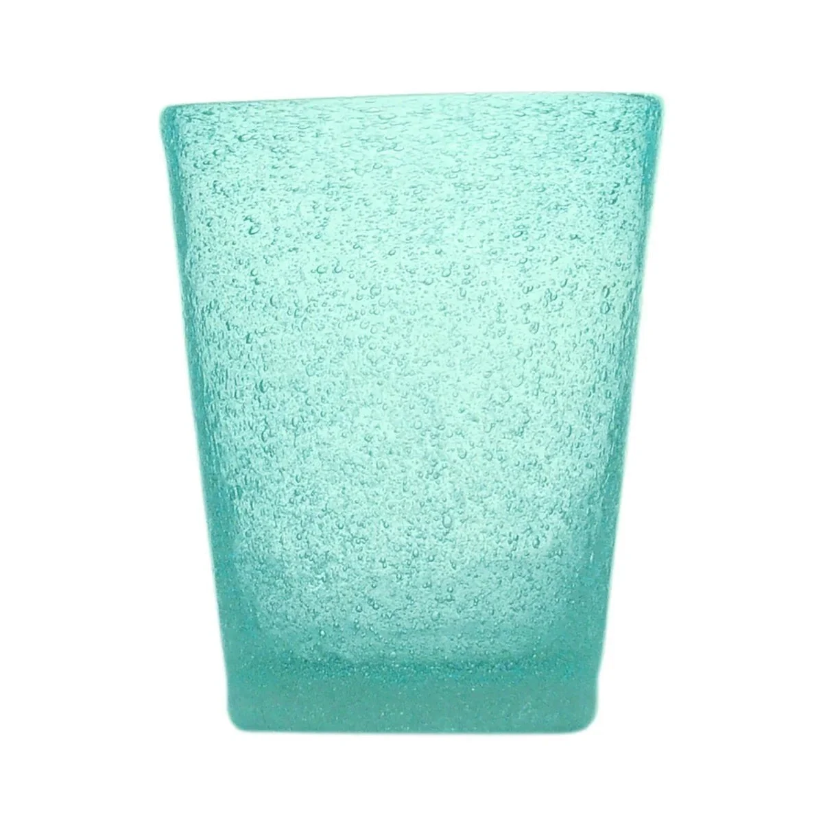 Zani Serafino Bicchiere Glass Turchese in Pasta di Vetro
