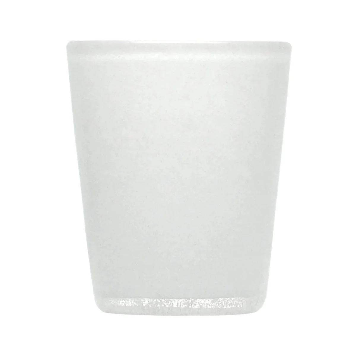 Zani Serafino Bicchiere Tumbler White Solid in Pasta di Vetro