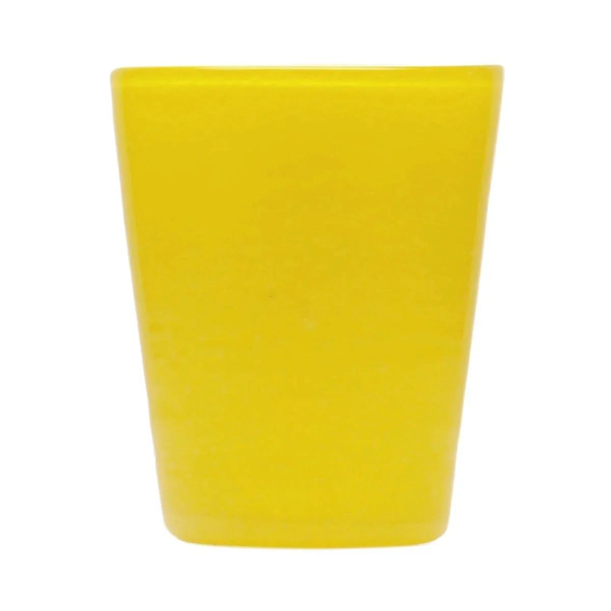 Zani Serafino Memento Tumbler Bicchiere Acqua Yellow Solid 30cl in Pasta di Vetro