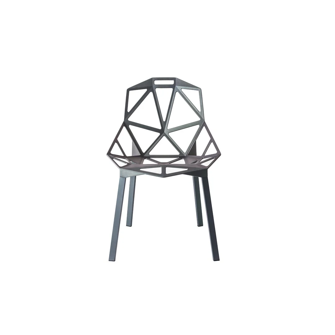 Sedia Impilabile da Esterno ONE Alluminio Verniciato di Konstantin Grcic per Magis