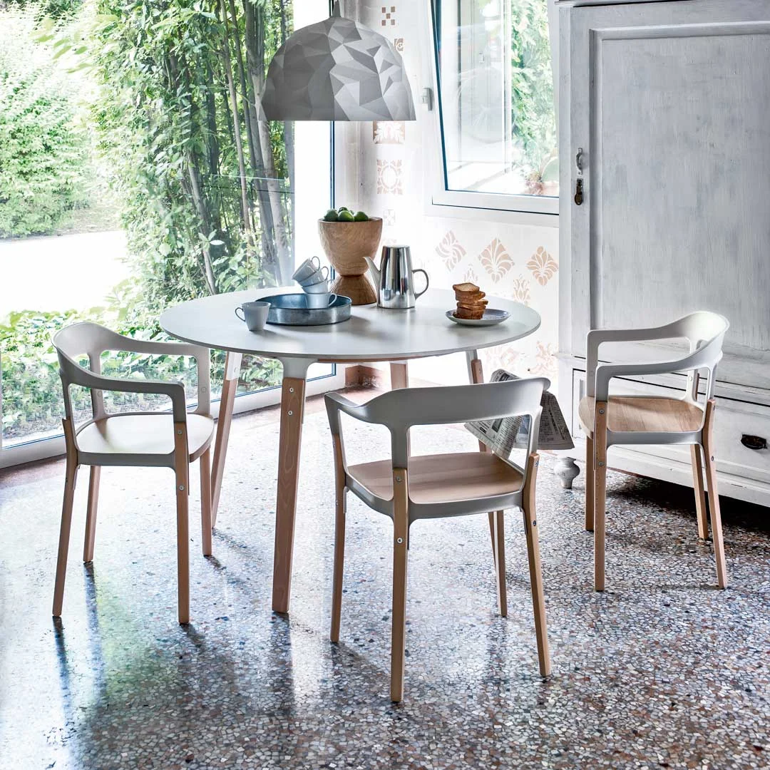Sedia in Legno STEELWOOD di Ronan & Erwan Bouroullec per Magis